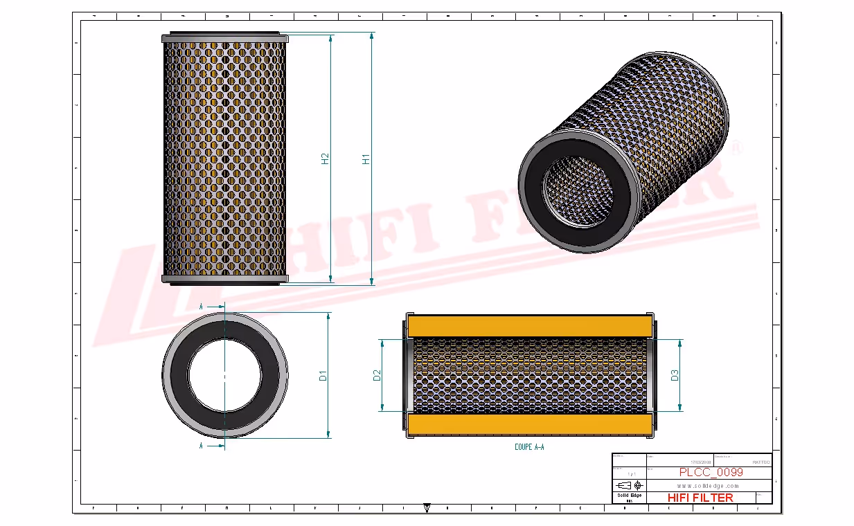 FILTRE A GASOIL Hifi Filter SN 113