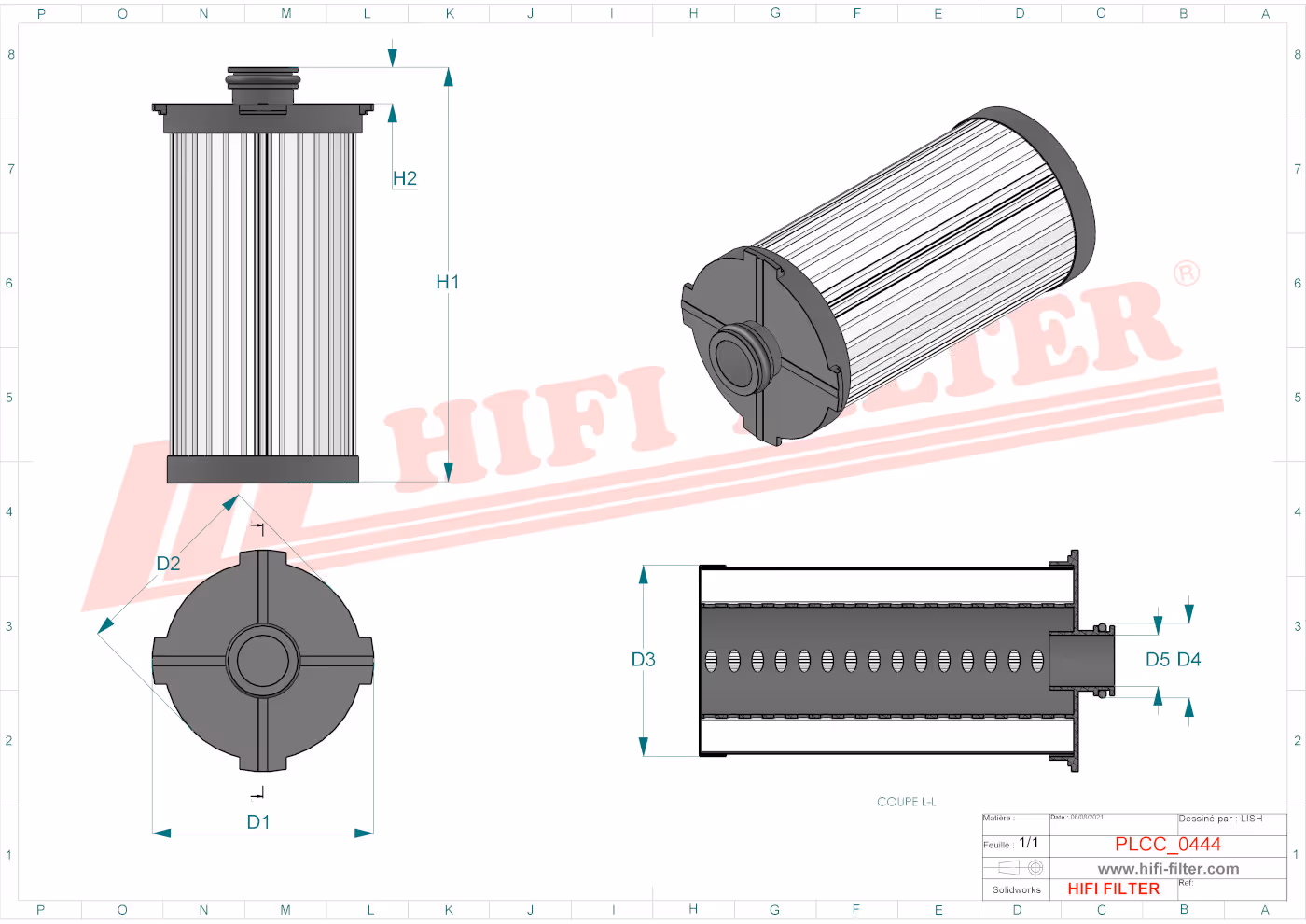 FILTRE A GASOIL Hifi Filter SN 35012