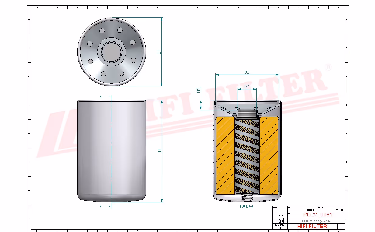 FILTRE A GASOIL Hifi Filter SN 40221