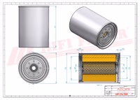 FILTRE A GASOIL SEPARATEUR D'EAU Hifi Filter SN 922410