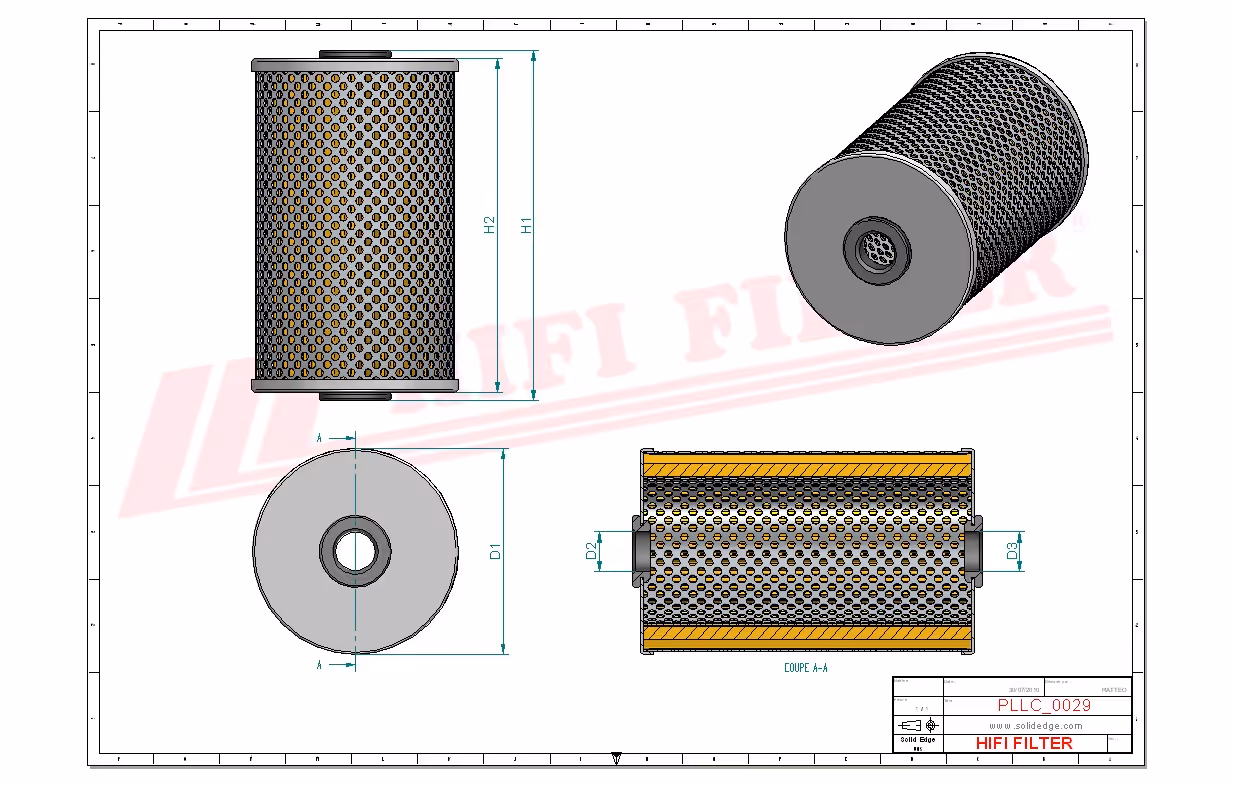 FILTRE A HUILE Hifi Filter SO 10089