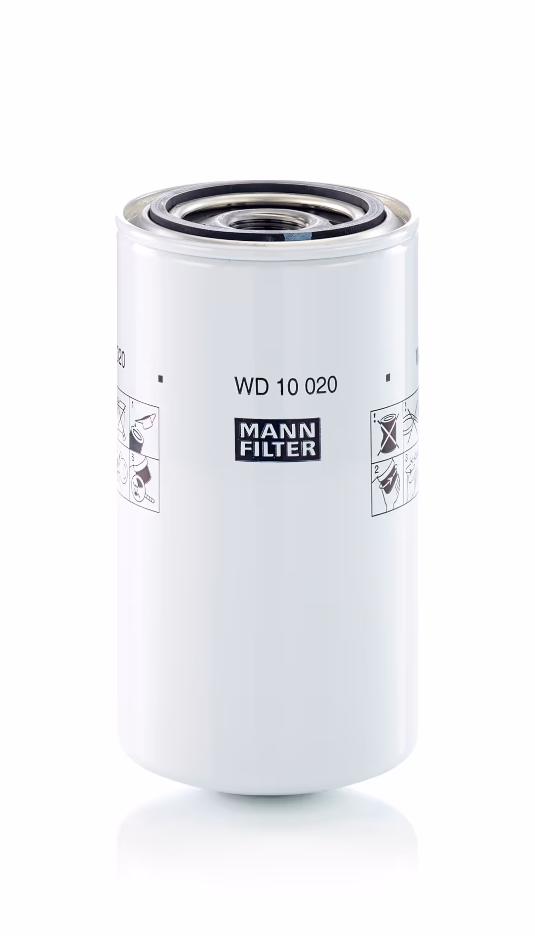 Filtre à huile hydraulique WD10020 MANN-FILTER