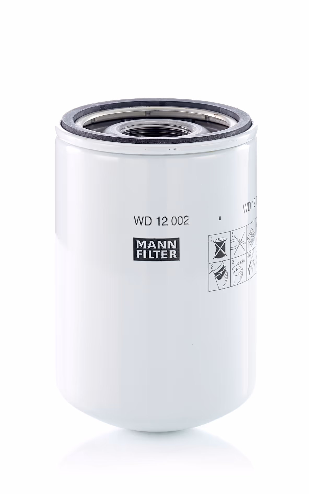 Filtre à huile hydraulique WD12002 MANN-FILTER