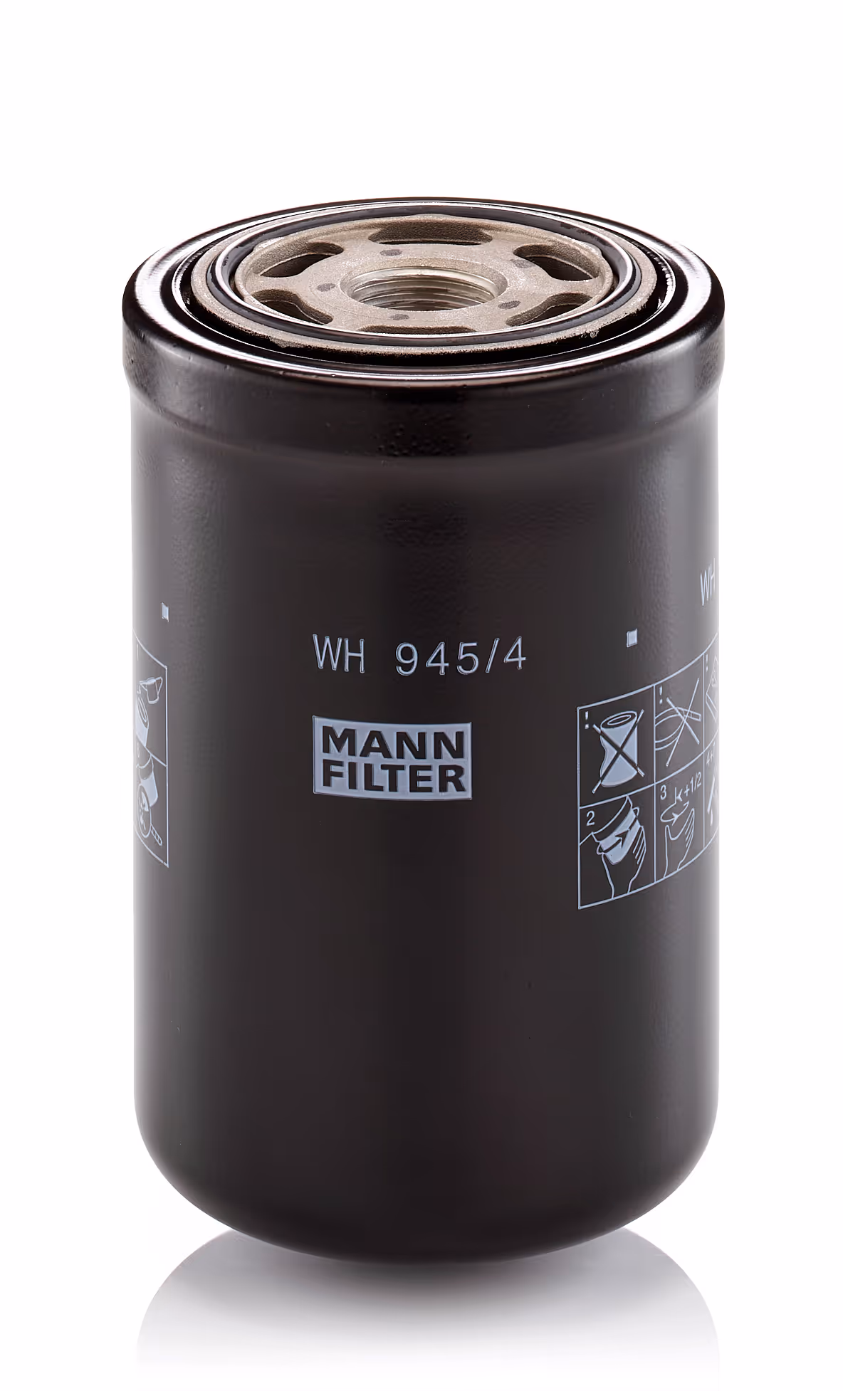 Filtre à huile hydraulique WH945/4 MANN-FILTER
