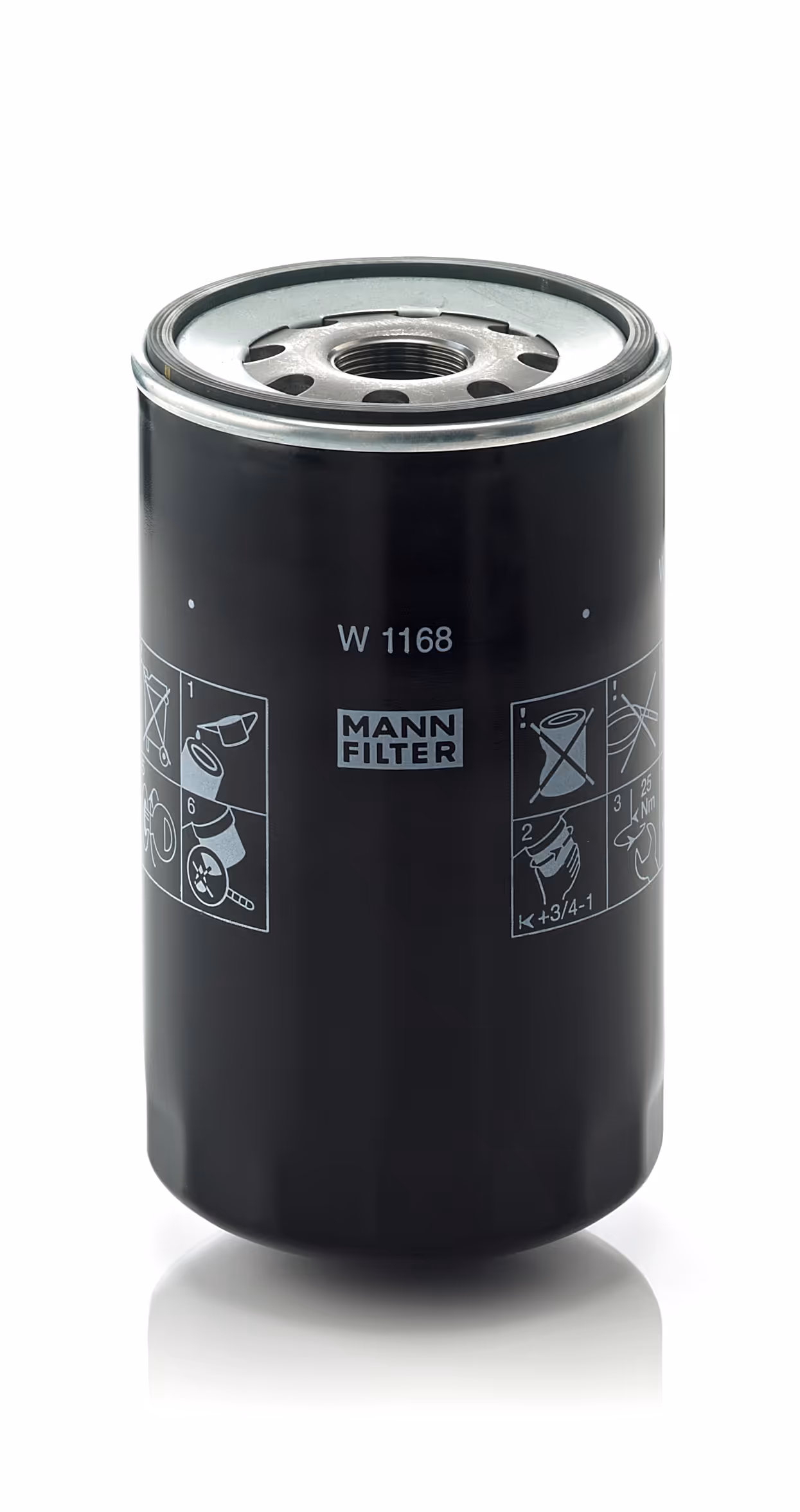 Filtre à huile moteur W1168 MANN-FILTER