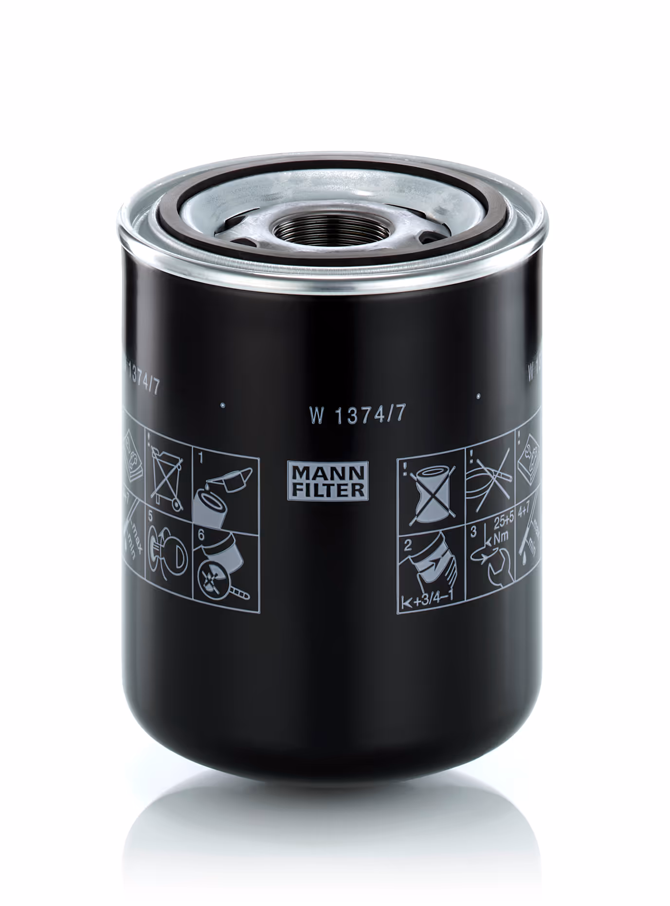 Filtre à huile moteur W1374/7 MANN-FILTER