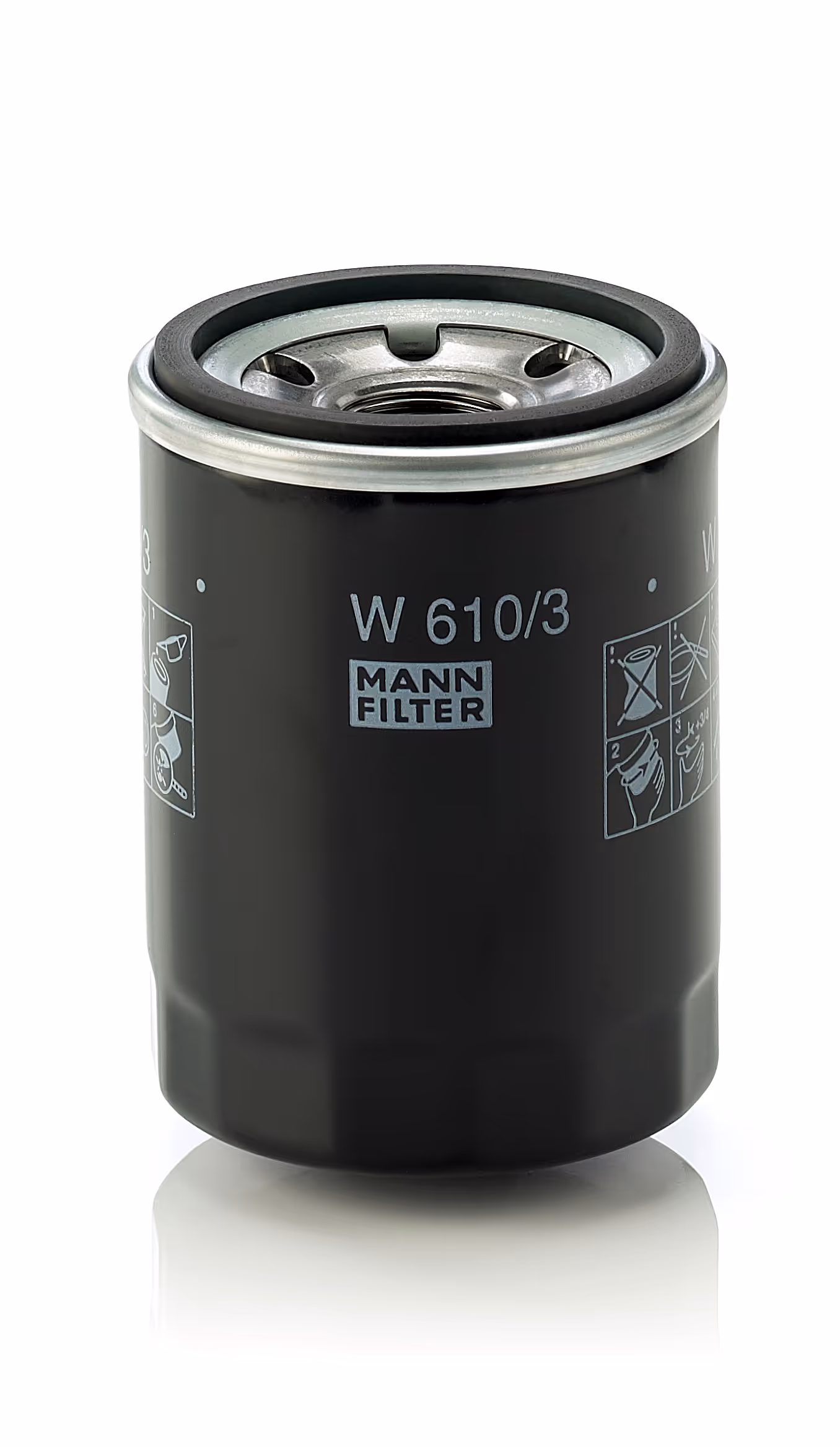 Filtre à huile moteur W610/3 MANN-FILTER