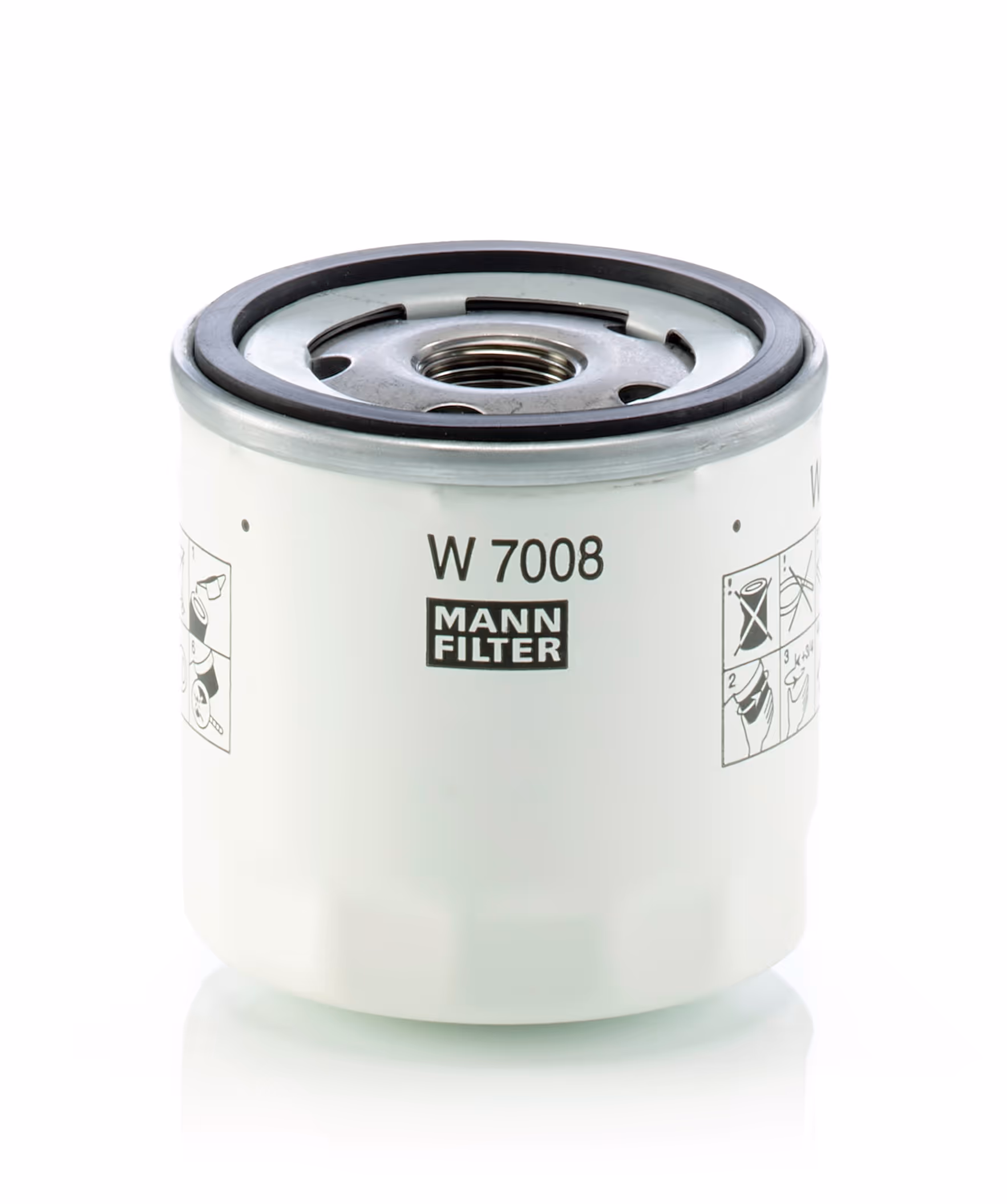 Filtre à huile moteur W7008 MANN-FILTER