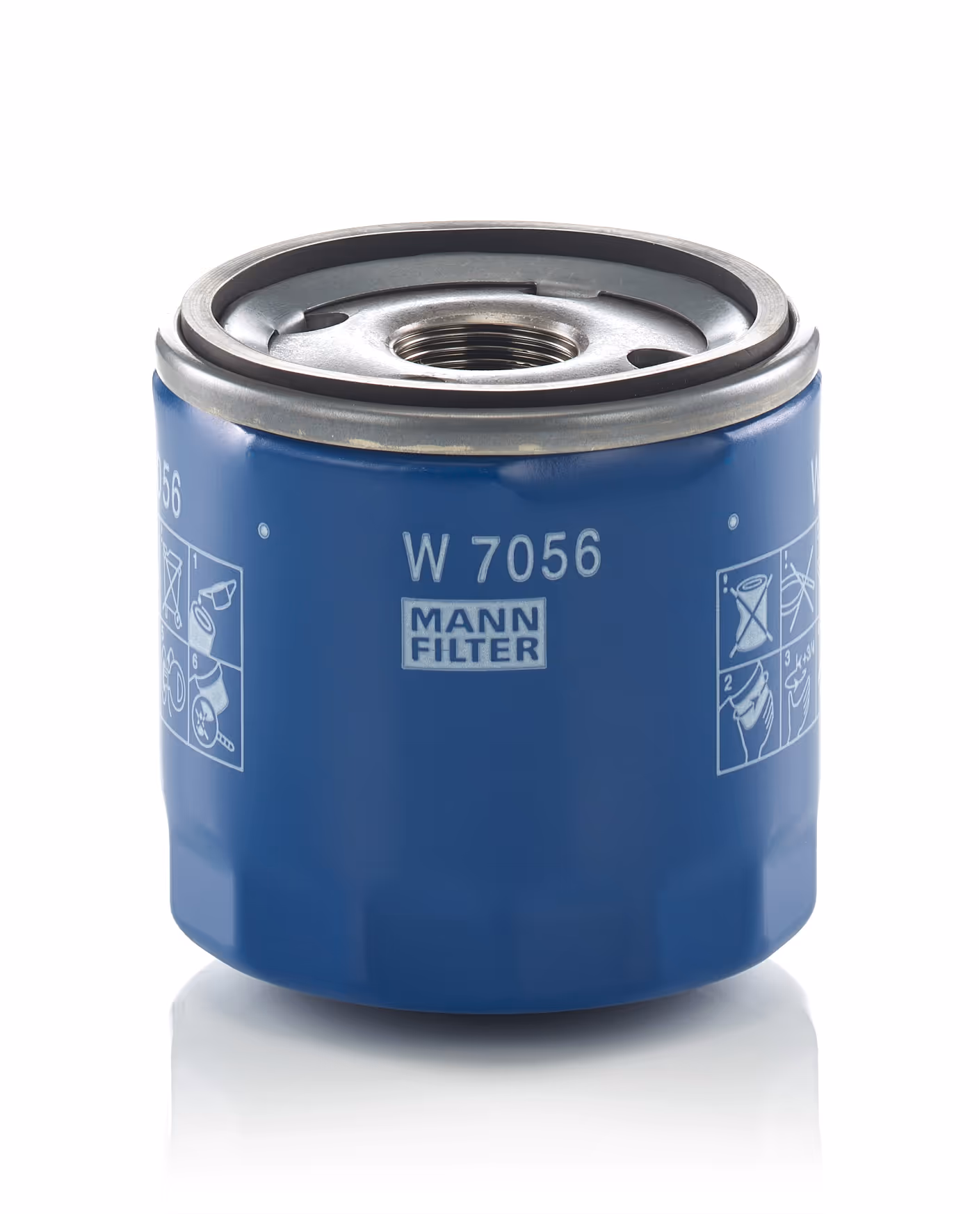 Filtre à huile moteur W7056 MANN-FILTER