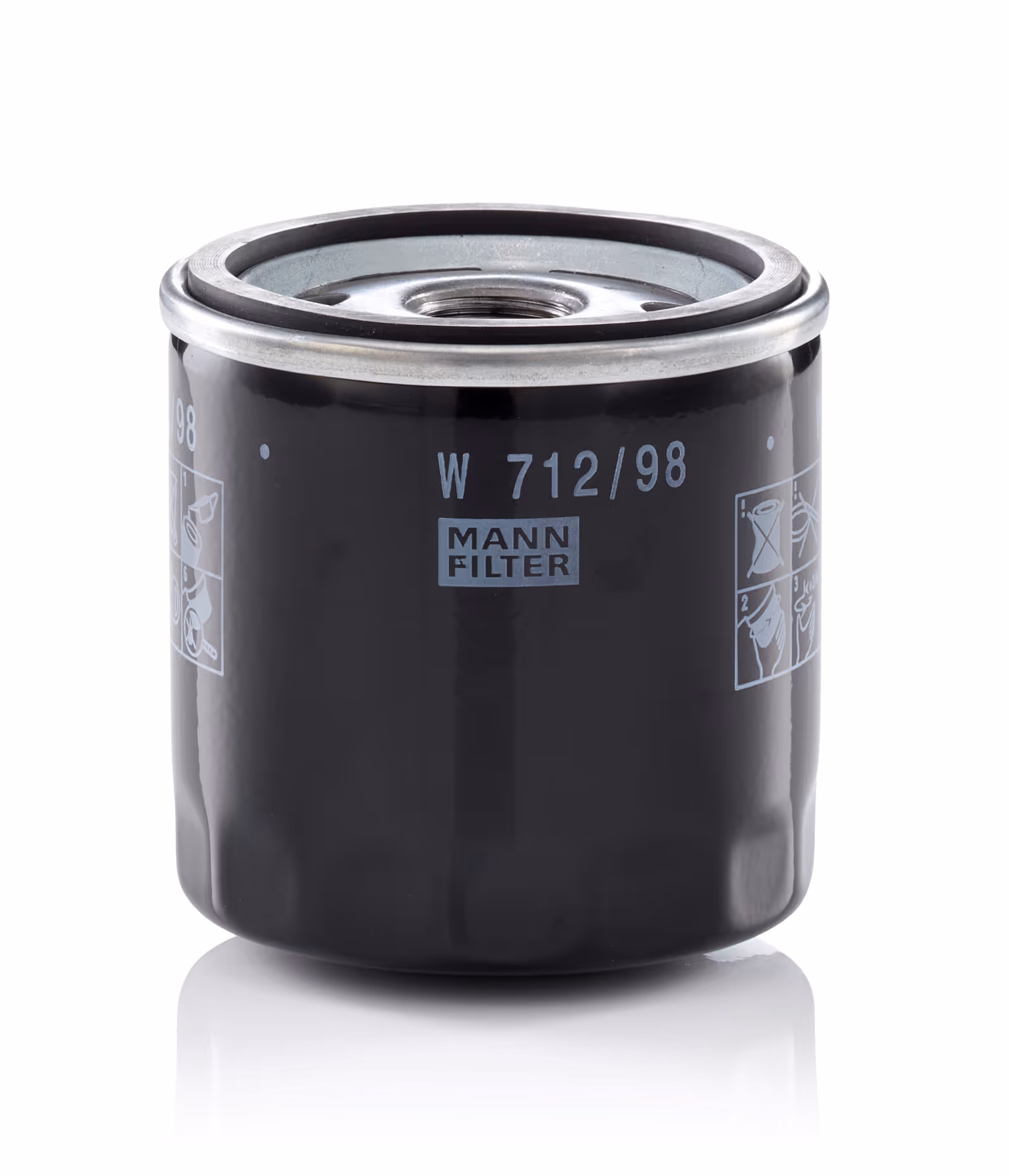 Filtre à huile moteur W712/98 MANN-FILTER