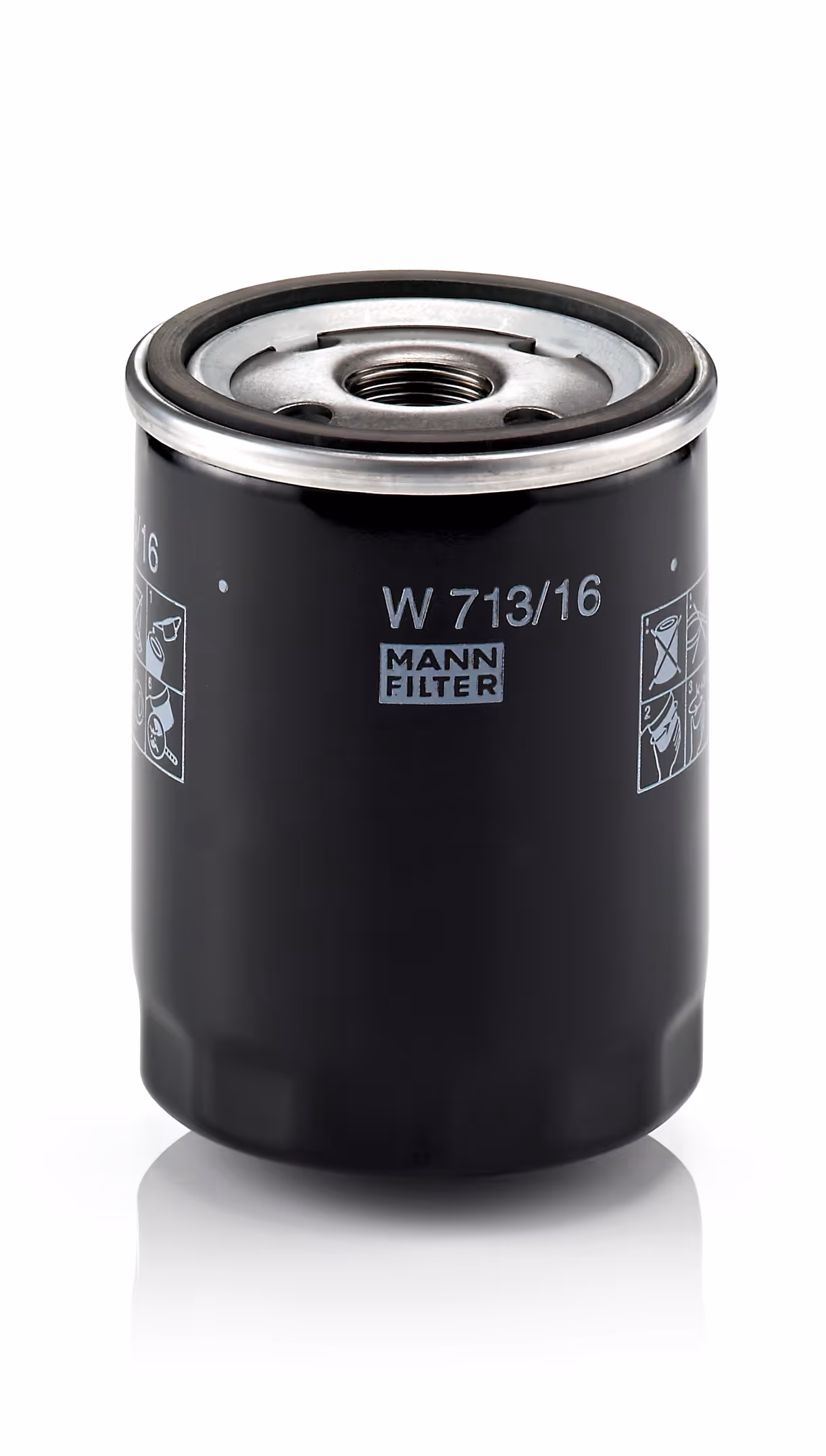 Filtre à huile moteur W713/16 MANN-FILTER