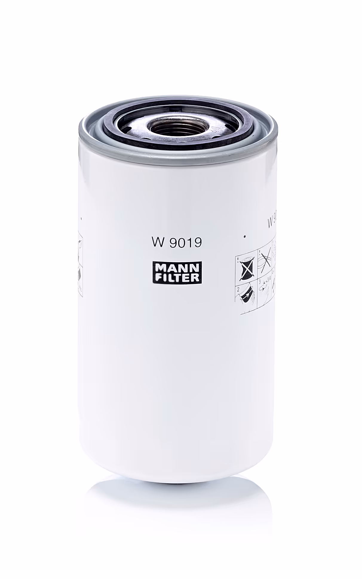Filtre à huile moteur W9019 MANN-FILTER