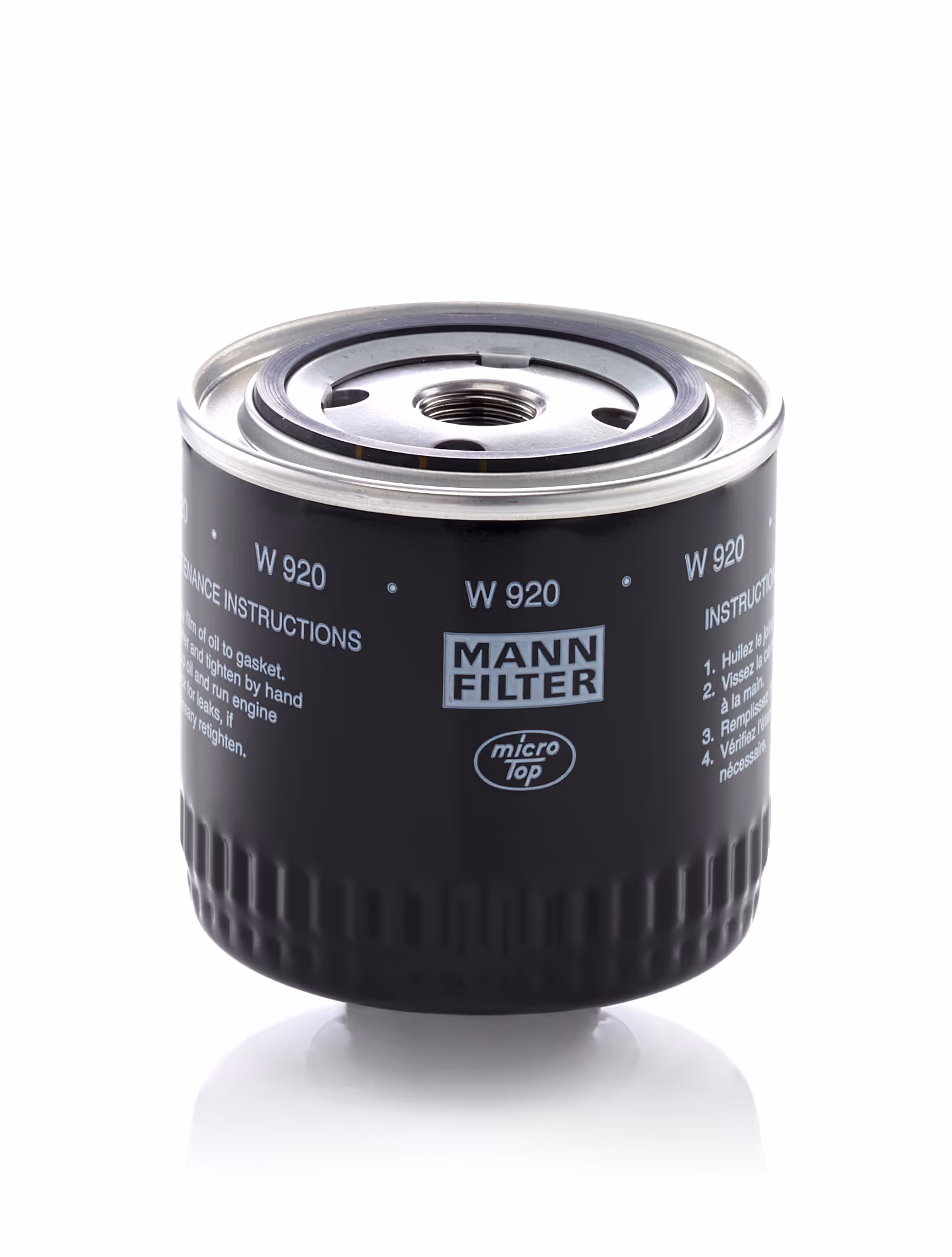 Filtre à huile moteur W920 MANN-FILTER