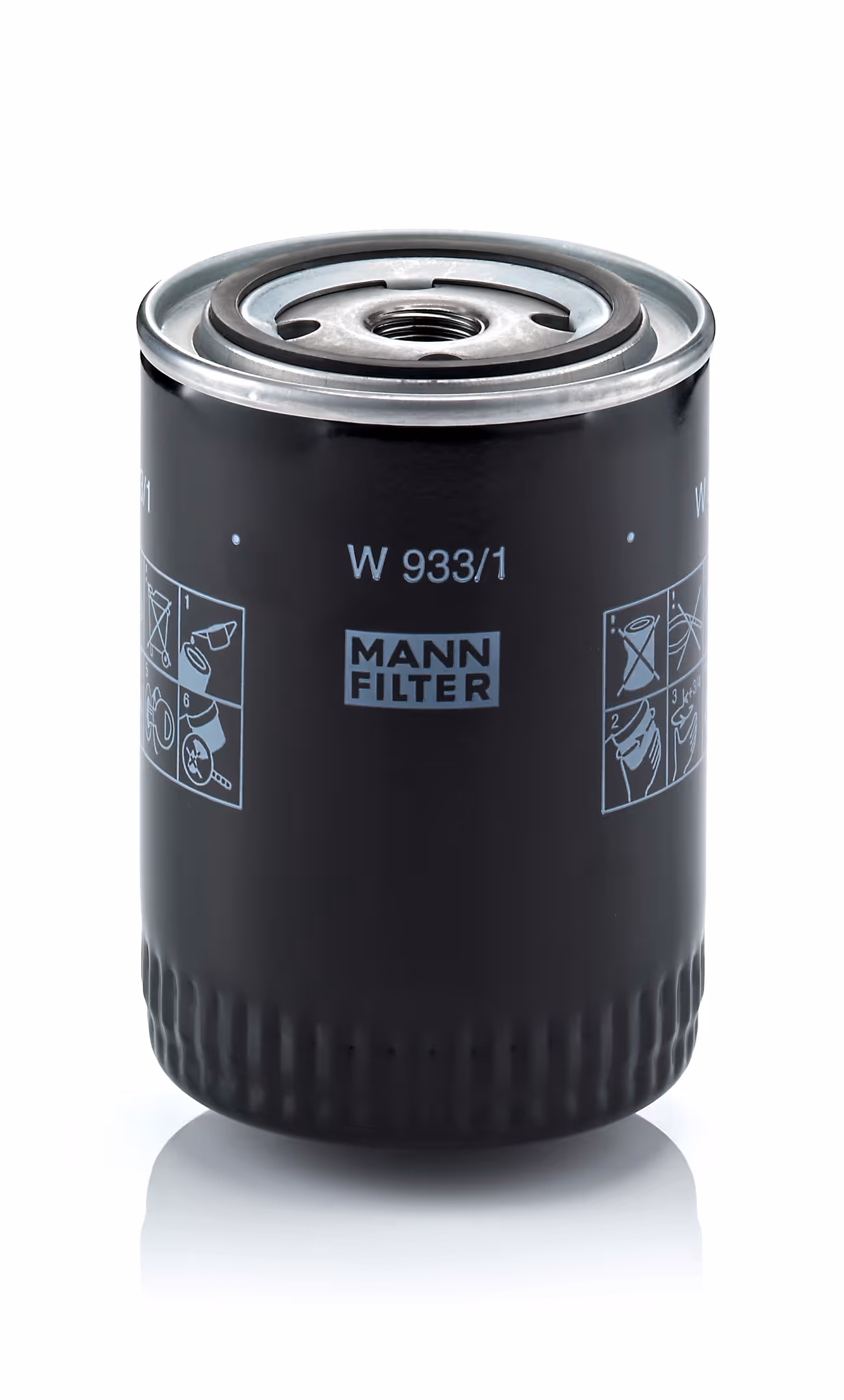 Filtre à huile moteur W933/1 MANN-FILTER