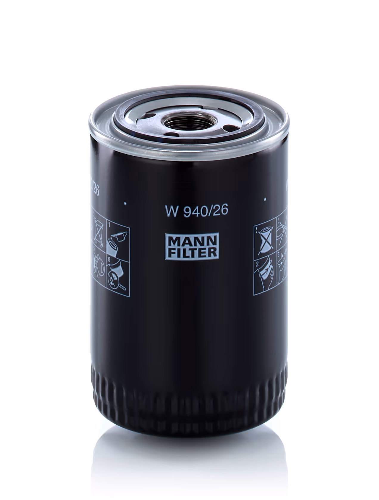 Filtre à huile moteur W940/26 MANN-FILTER