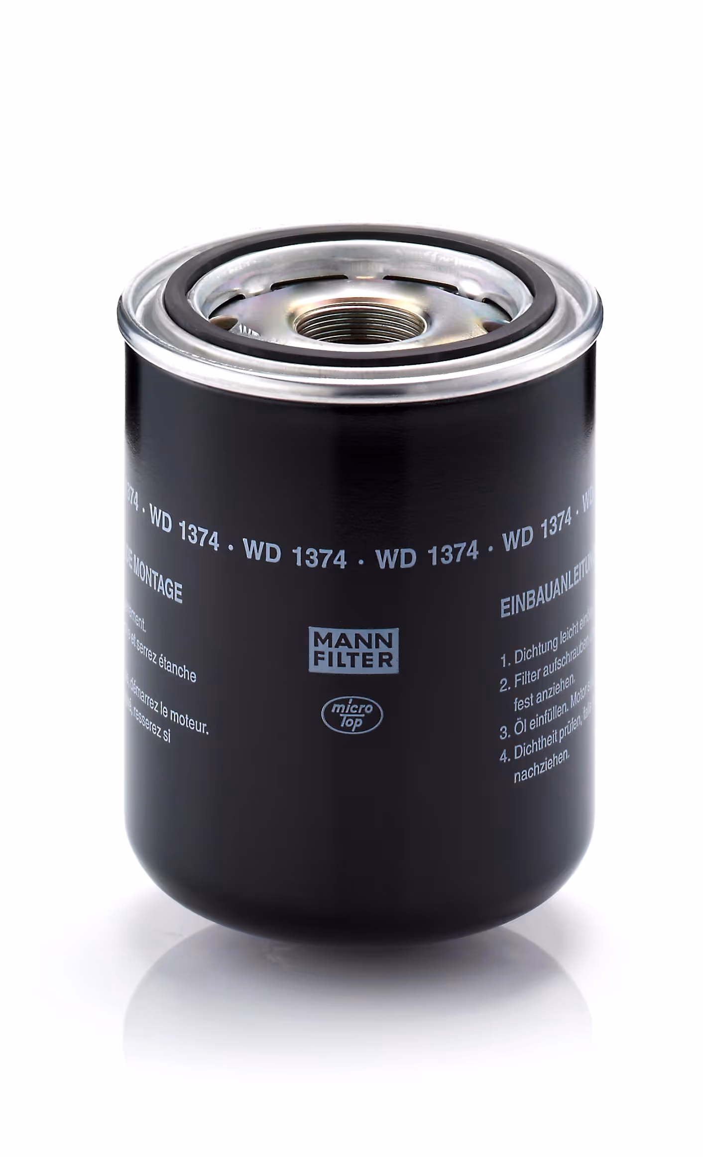 Filtre à huile moteur WD1374 MANN-FILTER