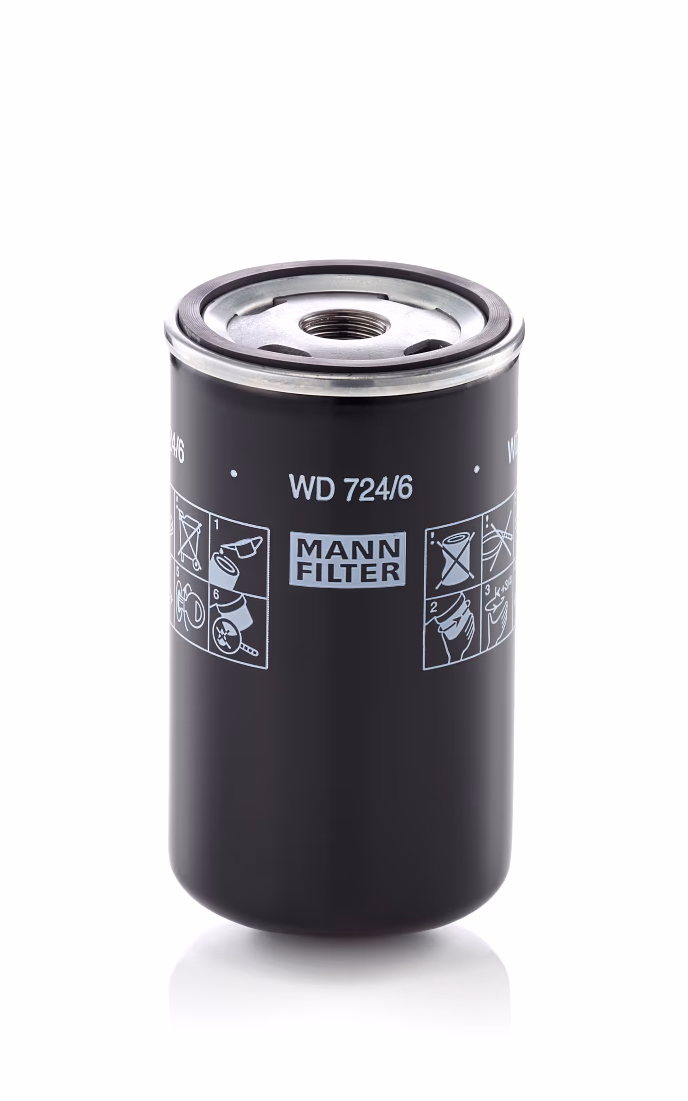 Filtre à huile moteur WD724/6 MANN-FILTER