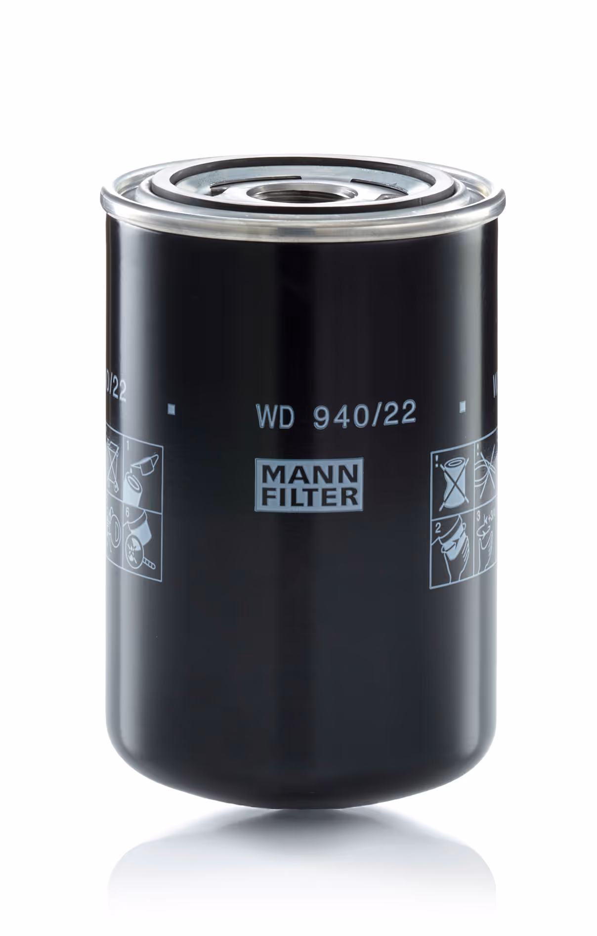 Filtre à huile moteur WD940/22 MANN-FILTER