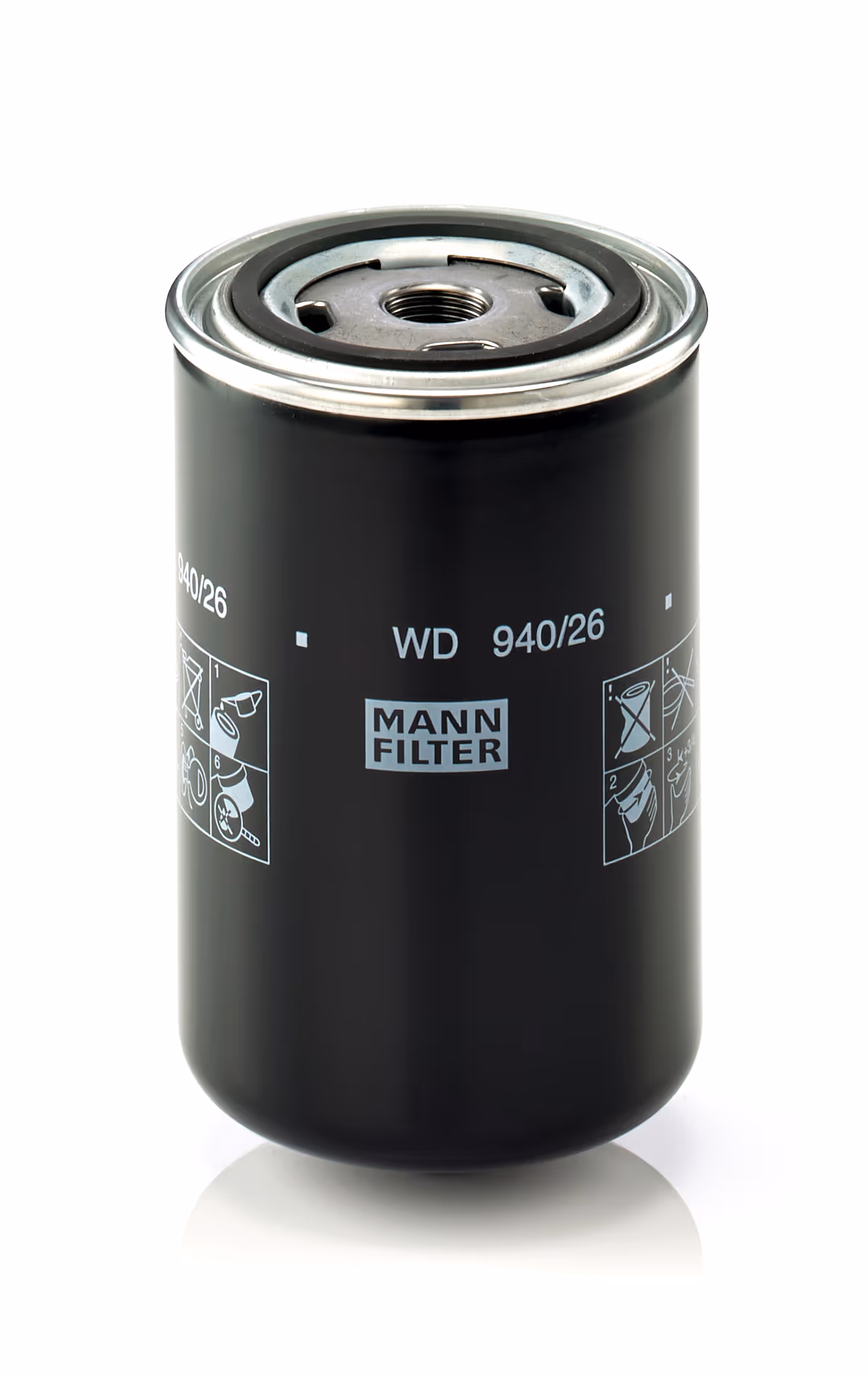 Filtre à huile moteur WD940/26 MANN-FILTER