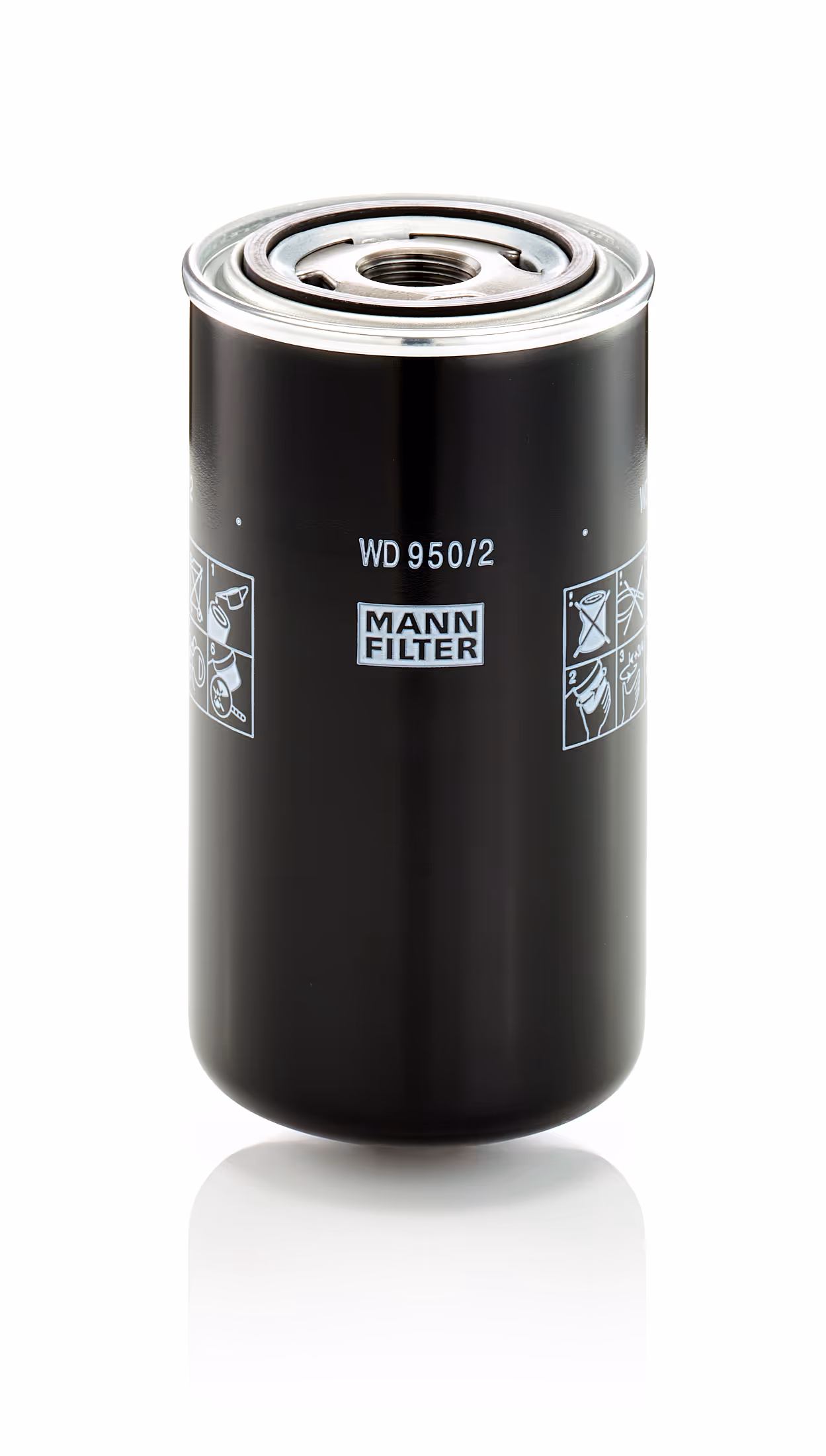 Filtre à huile moteur WD950/2 MANN-FILTER