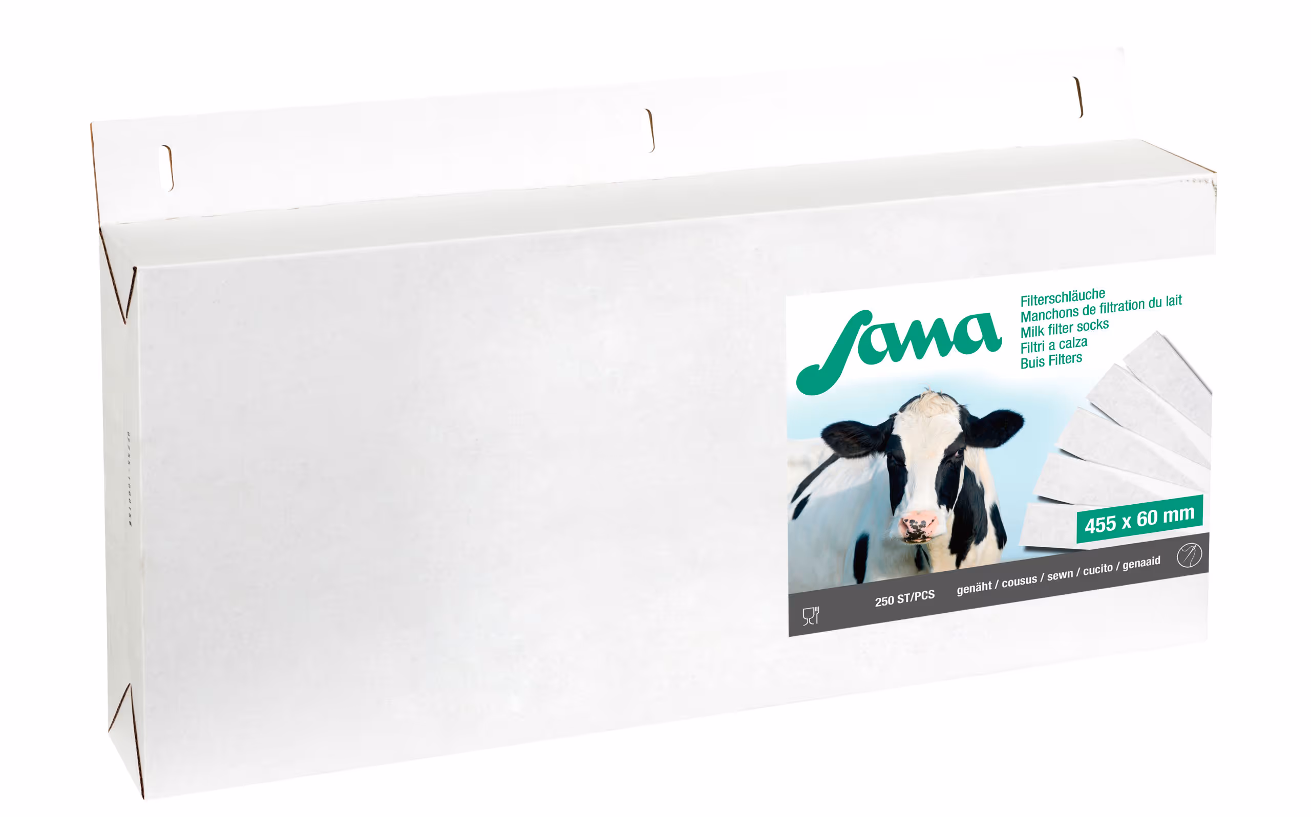 Filtre à lait Sana cousu 57/60mm x 455mm