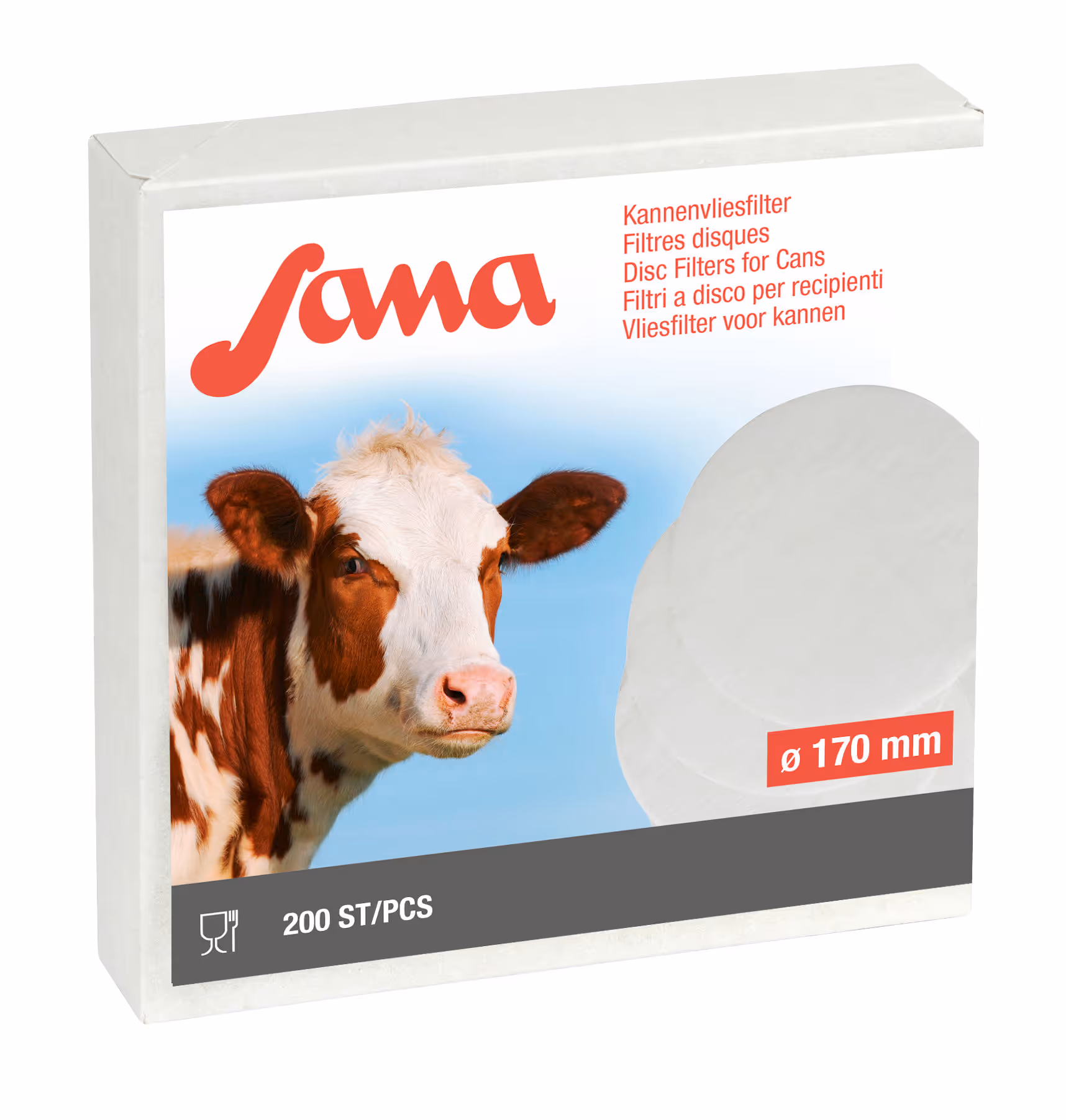 Filtre à lait Sana pour bidon Ø170mm