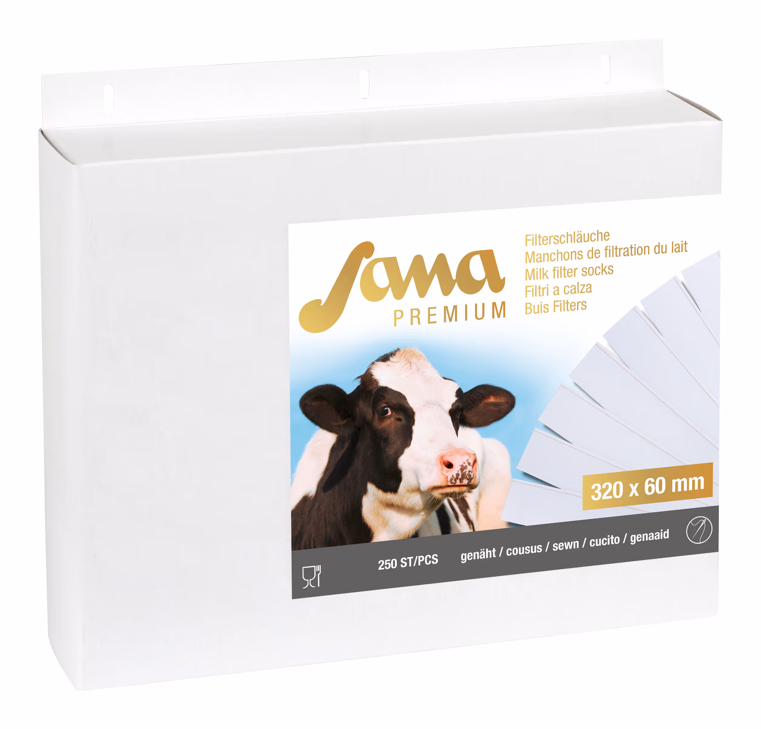 Filtre à lait Sana Premium 57/60mm x 320mm