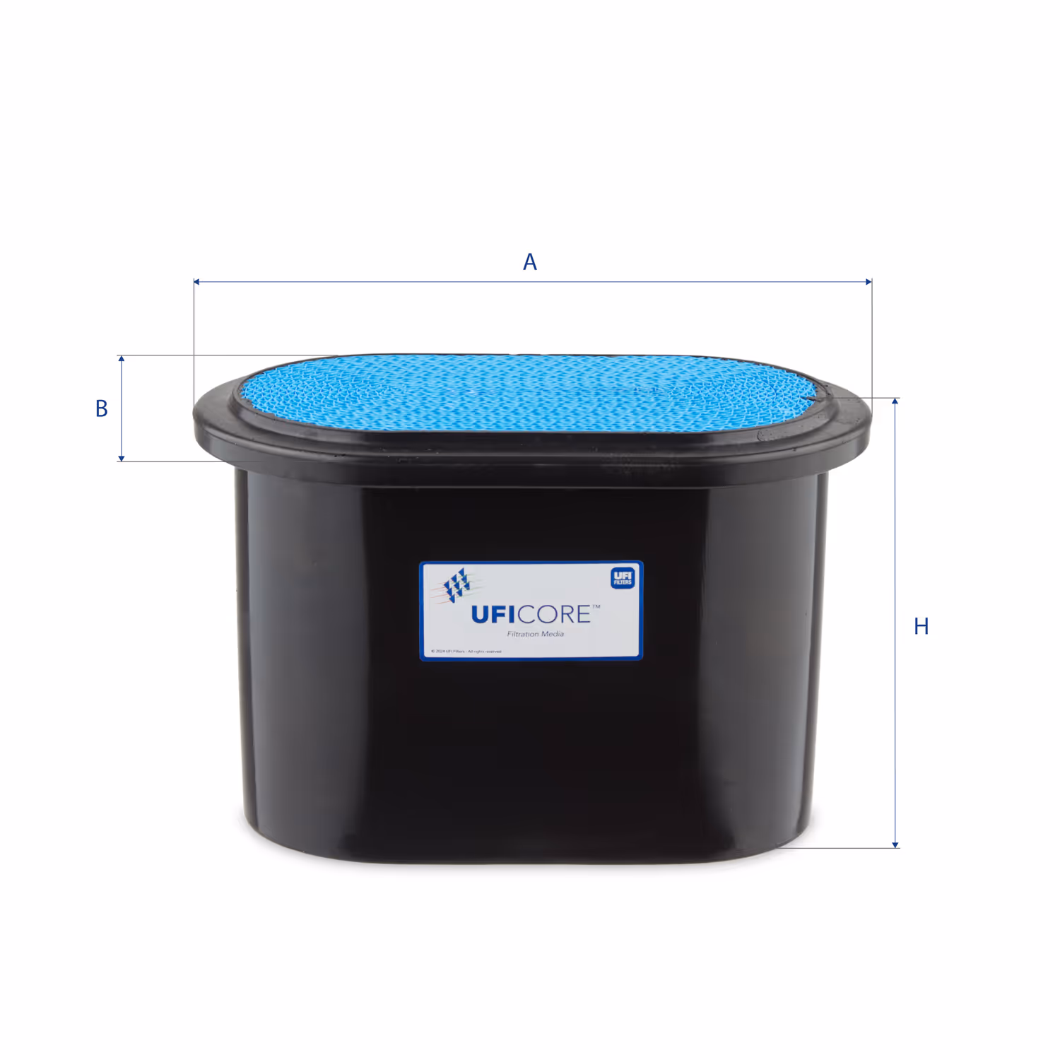 FILTRE À AIR, OVALE 27.J46.00 - UFI FILTER