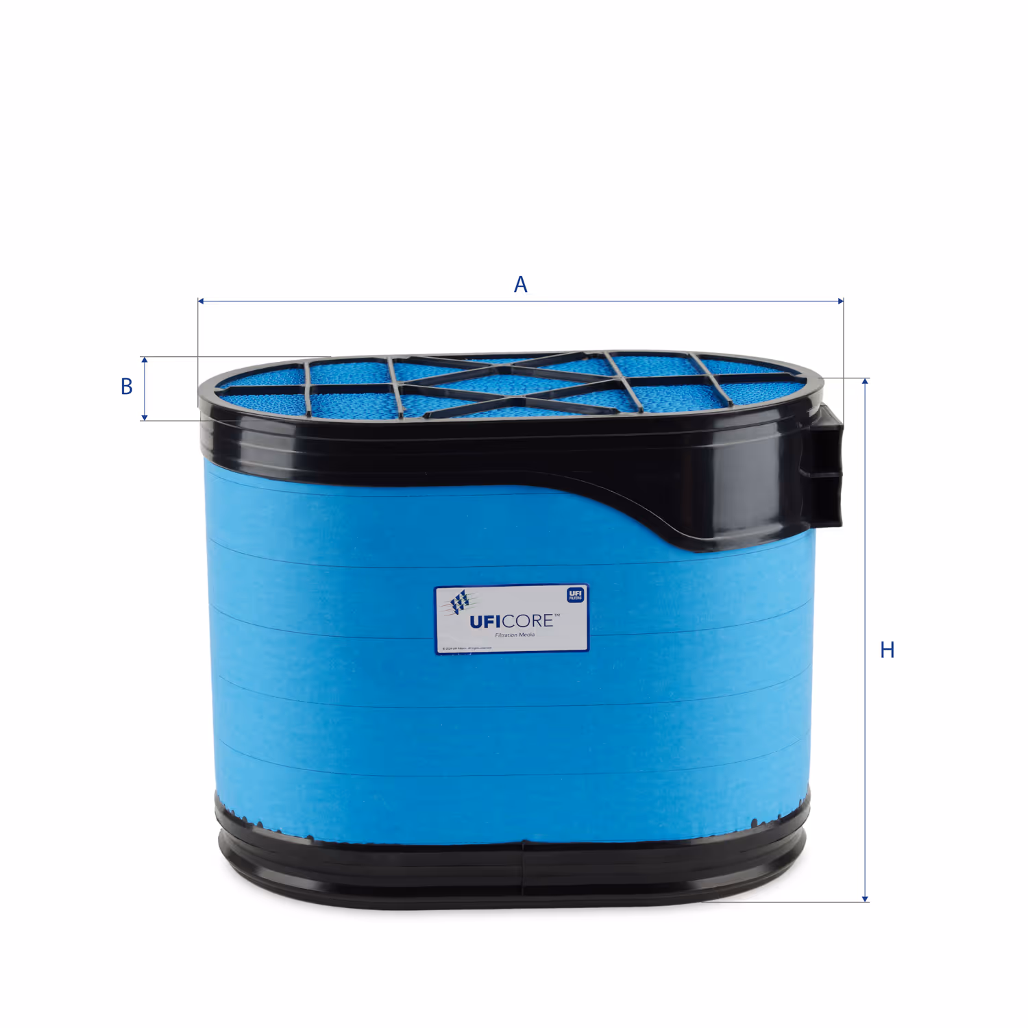 FILTRE À AIR, OVALE 27.J48.00 - UFI FILTER