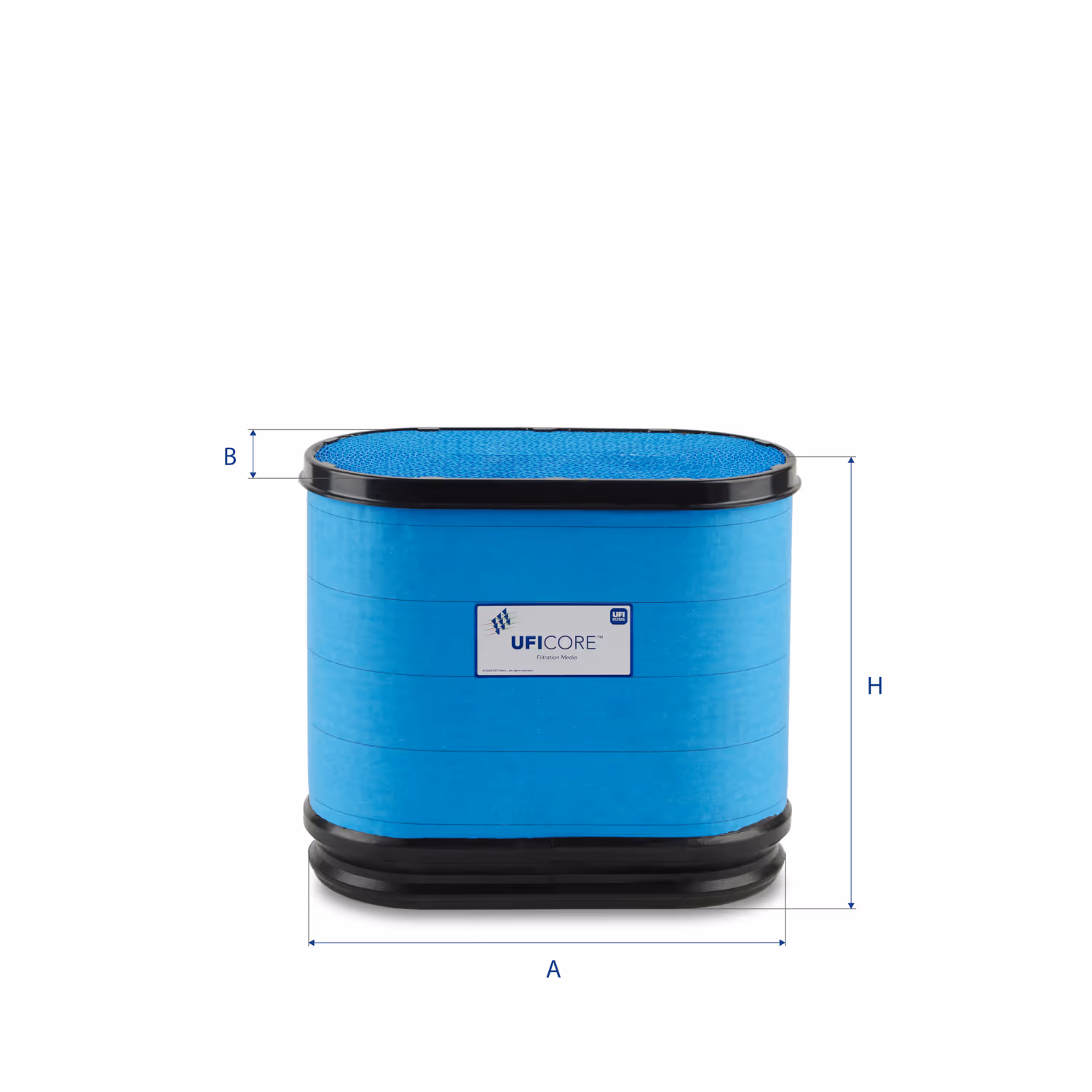 FILTRE À AIR, OVALE 27.J51.00 - UFI FILTER