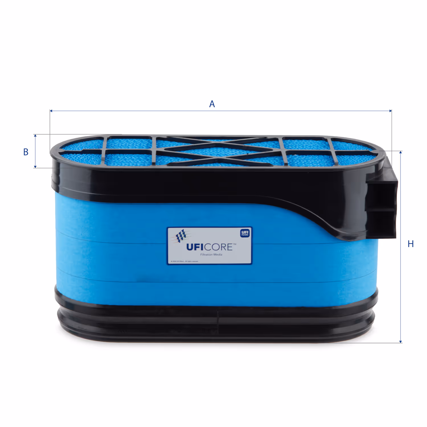 FILTRE À AIR, OVALE 27.J52.00 - UFI FILTER