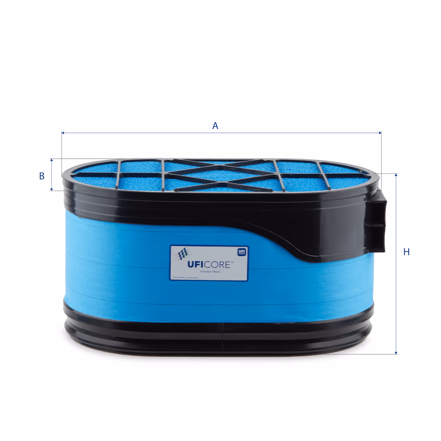 FILTRE À AIR, OVALE 27.J53.00 - UFI FILTER