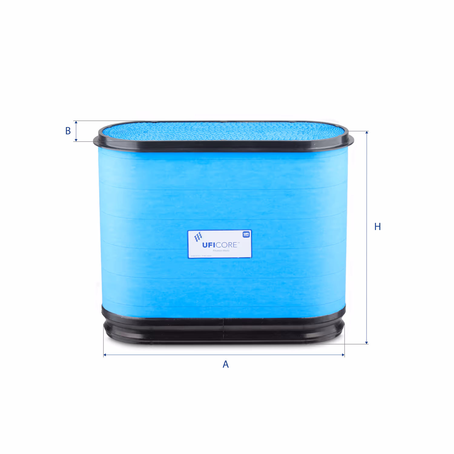 FILTRE À AIR, OVALE 27.J88.00 - UFI FILTER