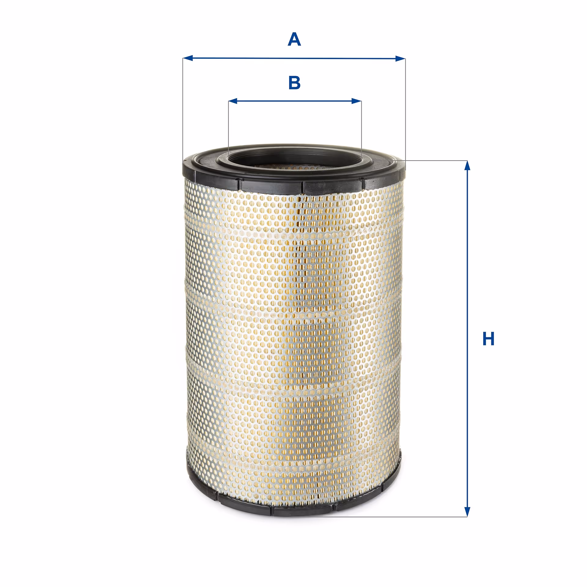 FILTRE À AIR, ROND 27.387.00 - UFI FILTER
