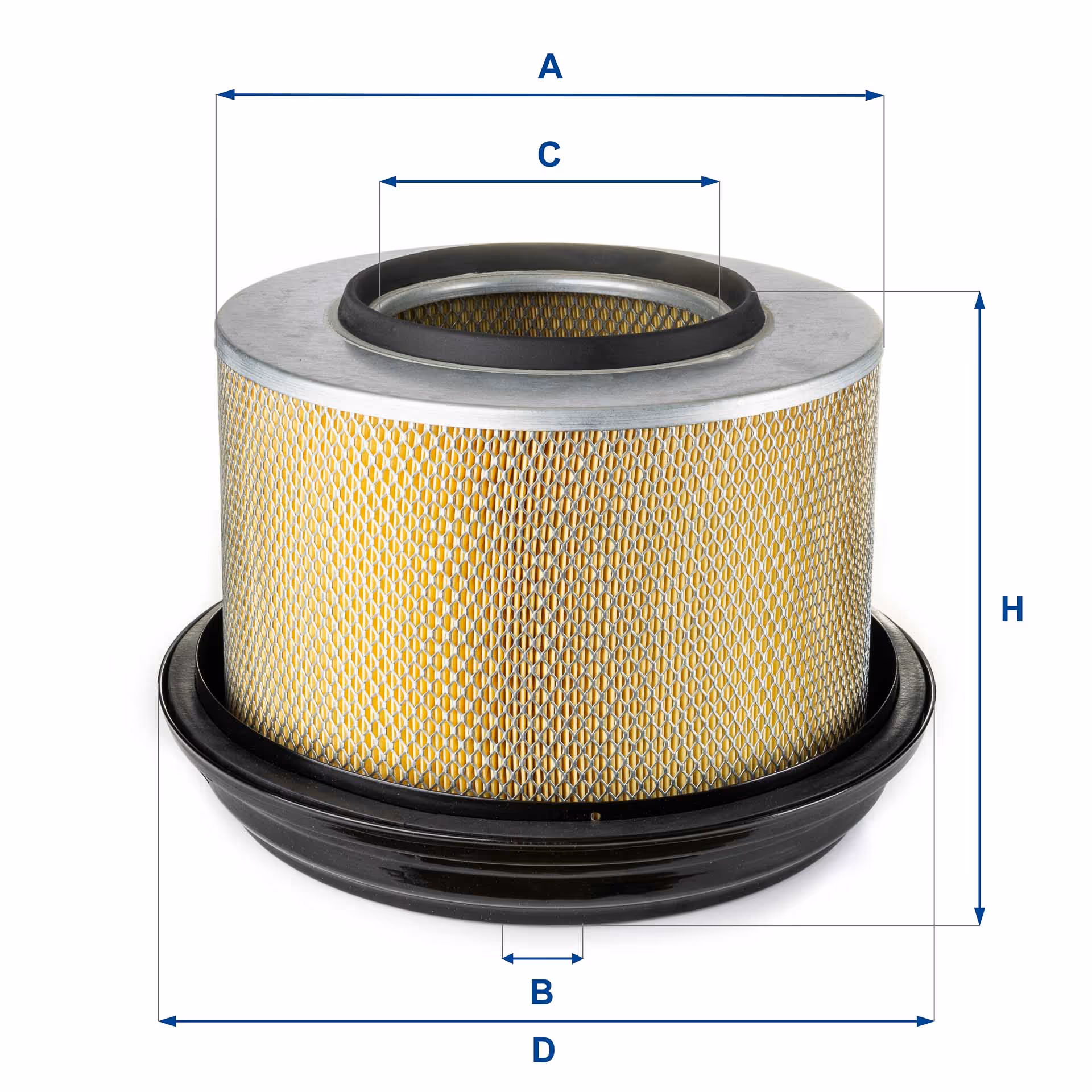 FILTRE À AIR, ROND 27.857.00 - UFI FILTER