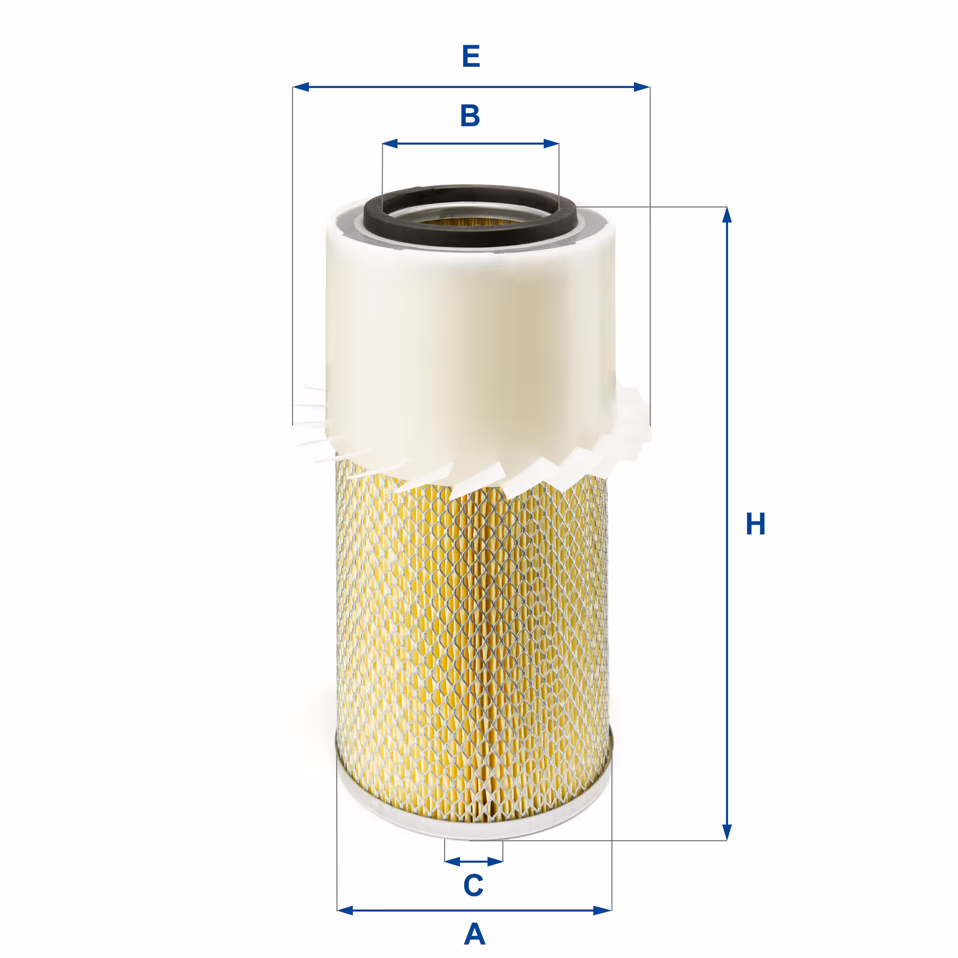 FILTRE À AIR, ROND 27.878.00 - UFI FILTER