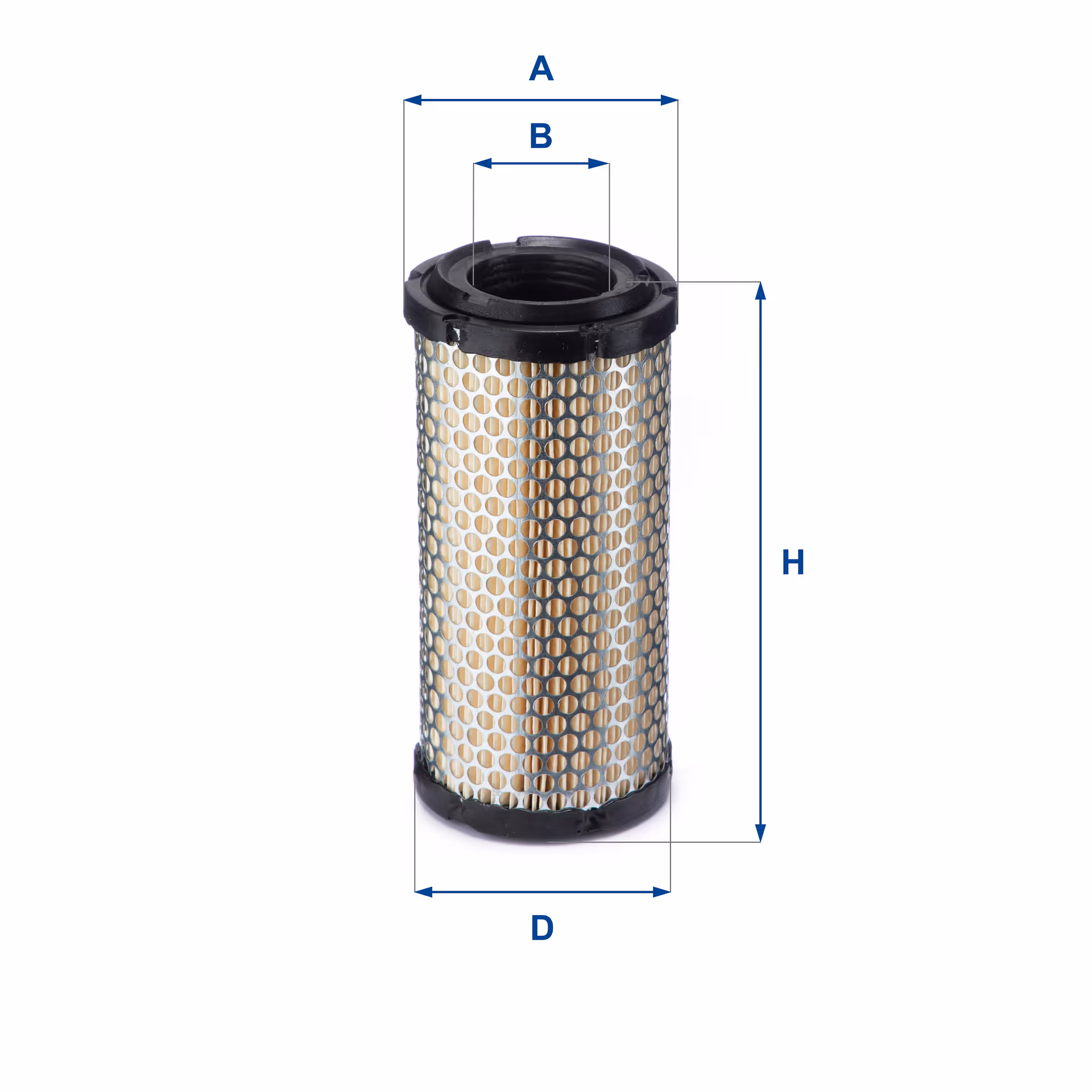 FILTRE ? AIR, ROND 27.A05.00 - UFI FILTE