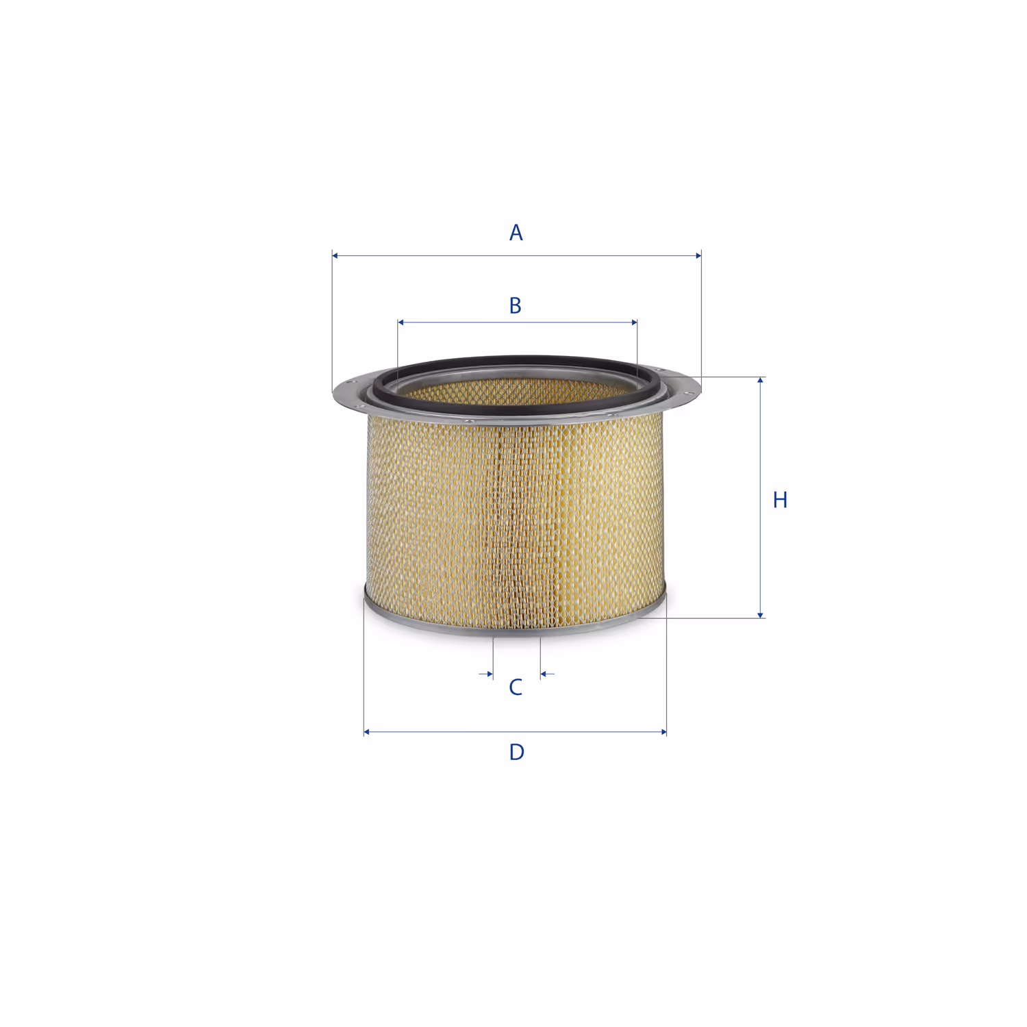 FILTRE À AIR, ROND 27.C68.00 - UFI FILTER