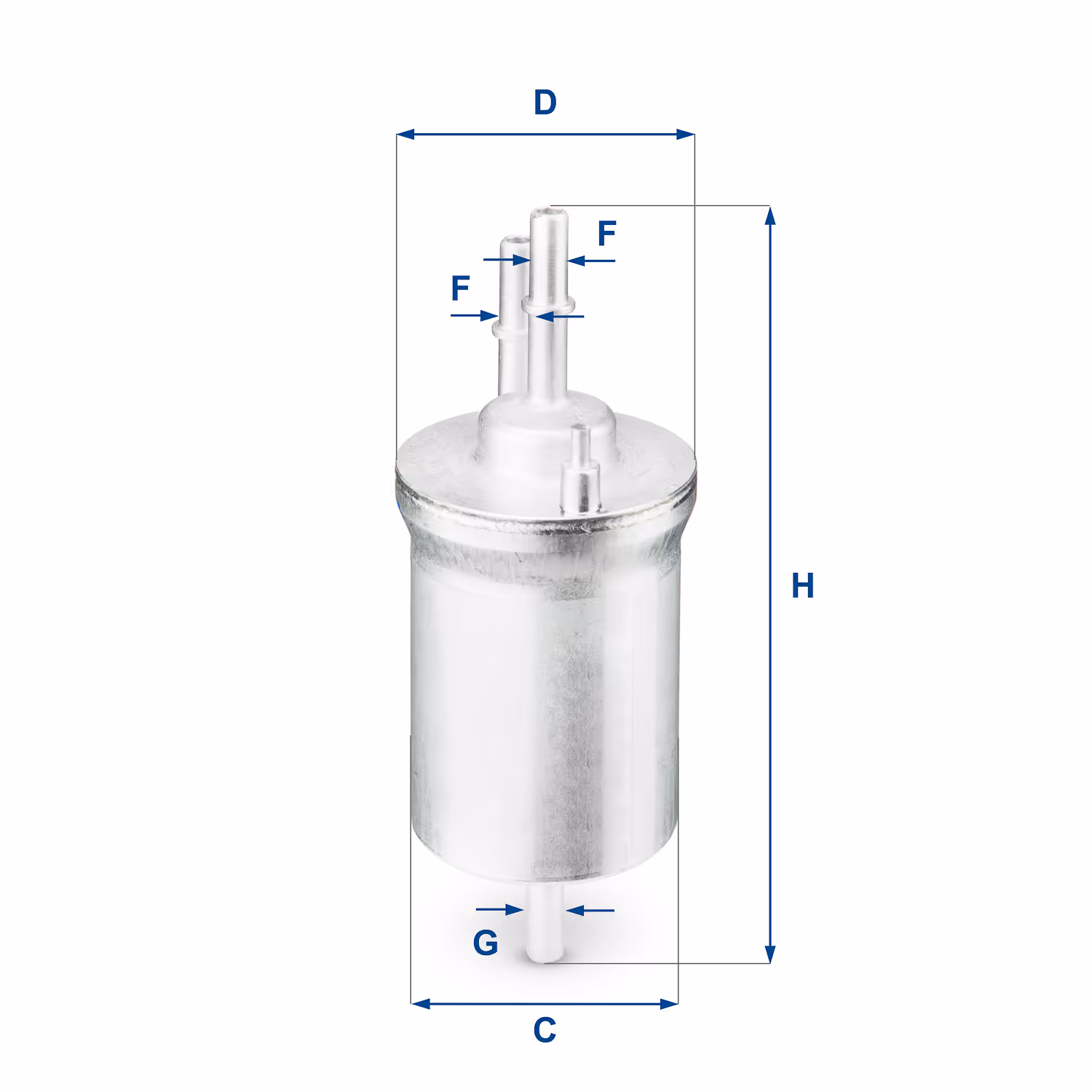 FILTRE À CARBURANT, FILTRE À BENZINE EN LIGNE 31.840.00 - UFI FILTER