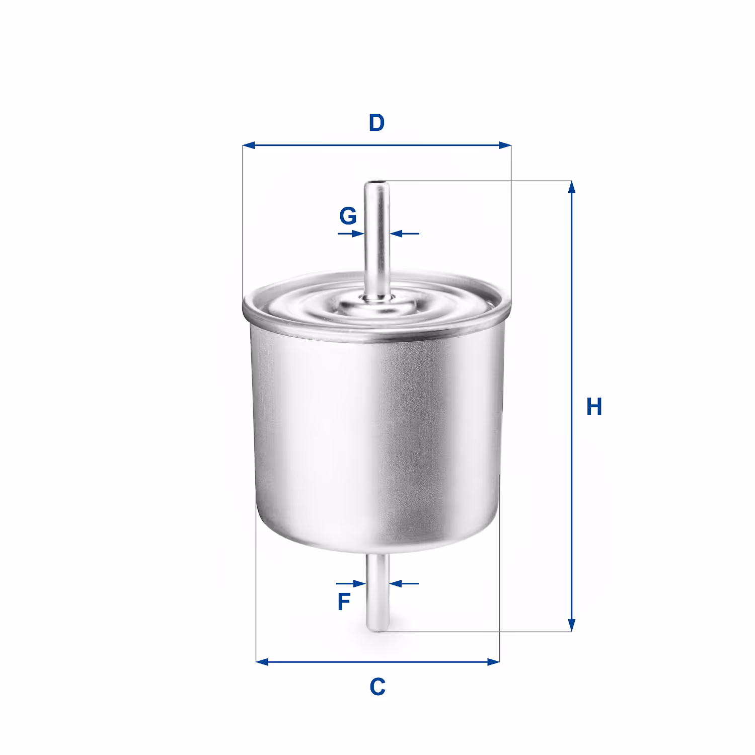 FILTRE À CARBURANT, FILTRE À BENZINE EN LIGNE 31.514.00 - UFI FILTER