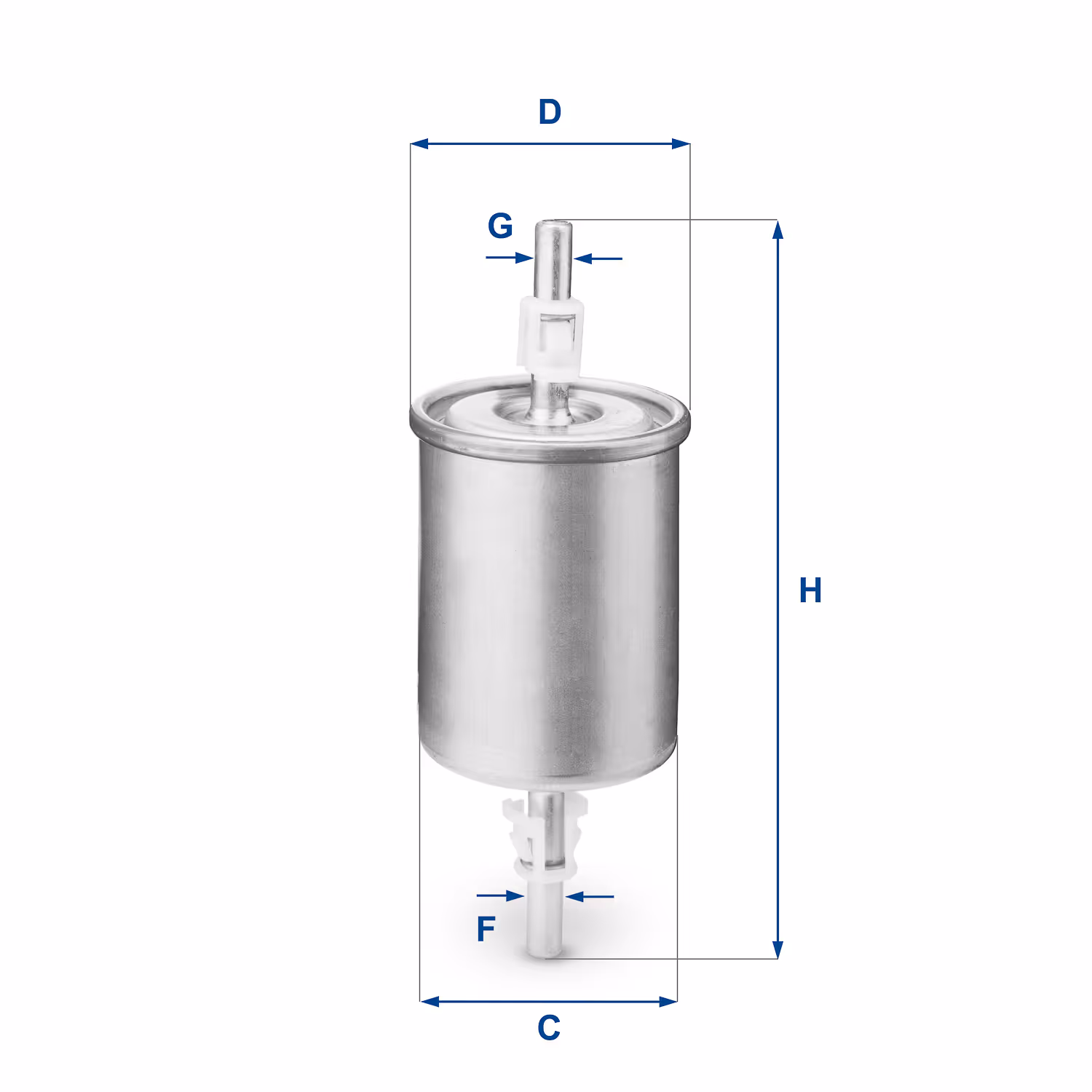 FILTRE À CARBURANT, FILTRE À BENZINE EN LIGNE 31.515.00 - UFI FILTER