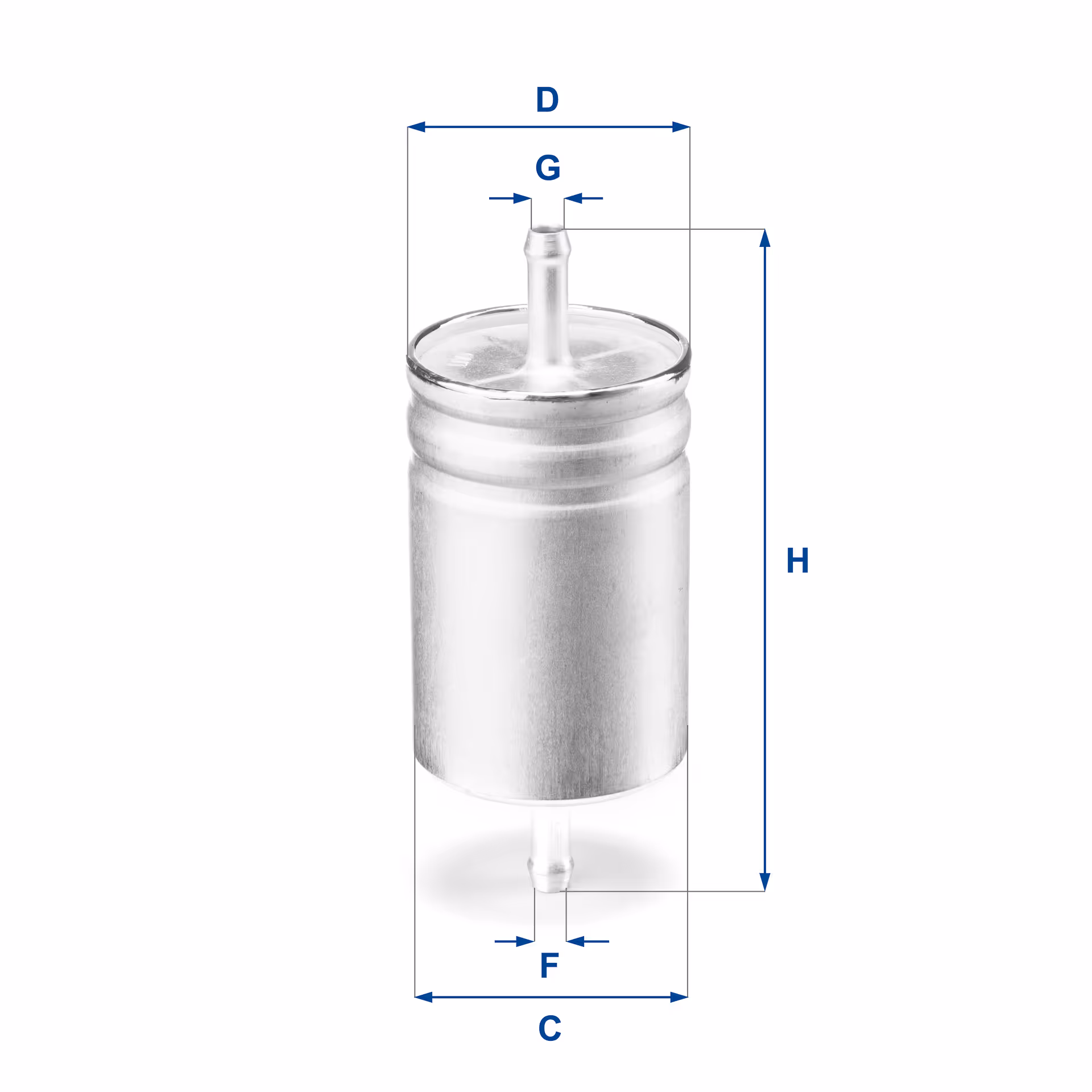 FILTRE À CARBURANT, FILTRE À BENZINE EN LIGNE 31.611.00 - UFI FILTER