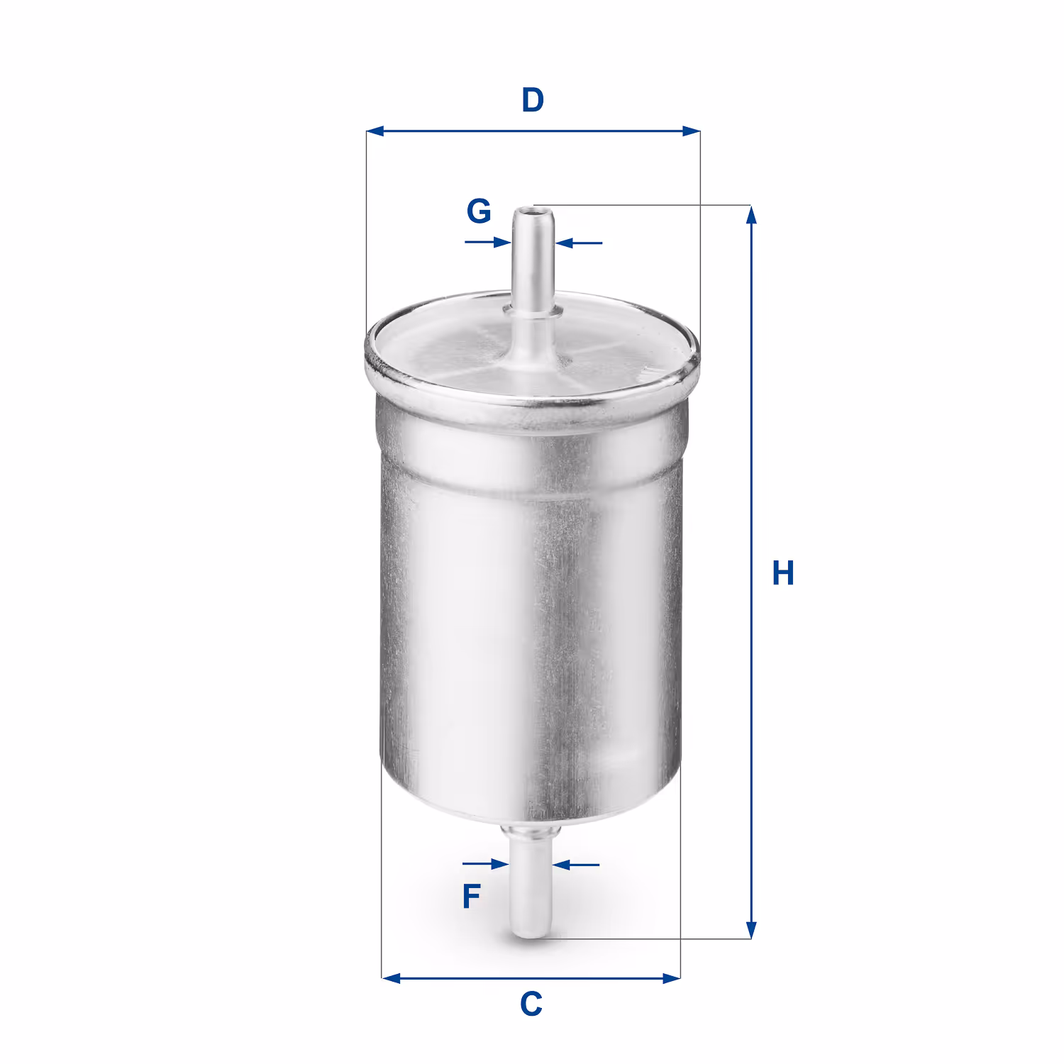 FILTRE À CARBURANT, FILTRE À BENZINE EN LIGNE 31.710.00 - UFI FILTER