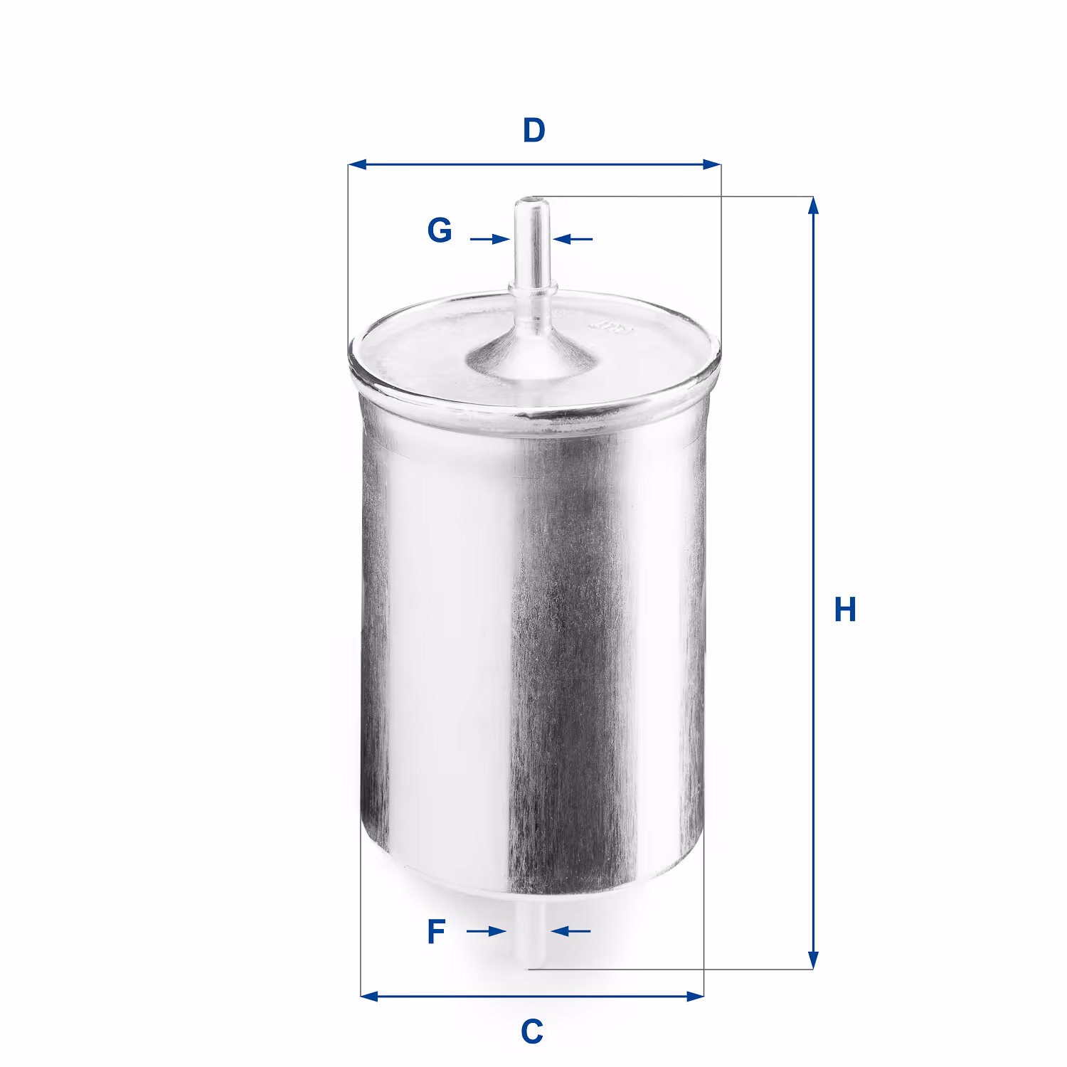 FILTRE À CARBURANT, FILTRE À BENZINE EN LIGNE 31.718.00 - UFI FILTER