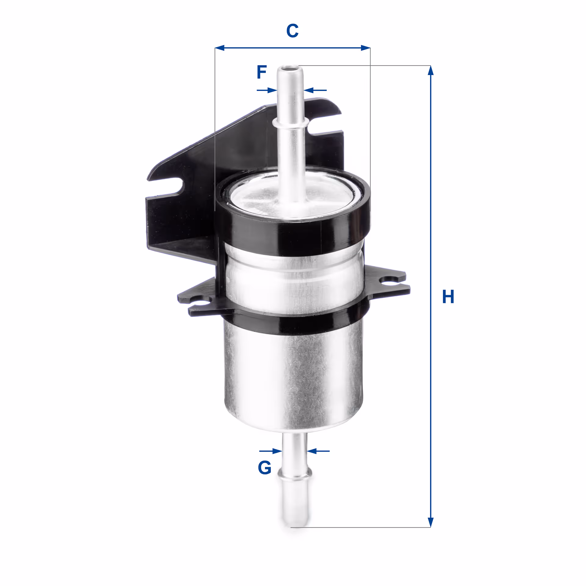 FILTRE À CARBURANT, FILTRE À BENZINE EN LIGNE 31.740.00 - UFI FILTER