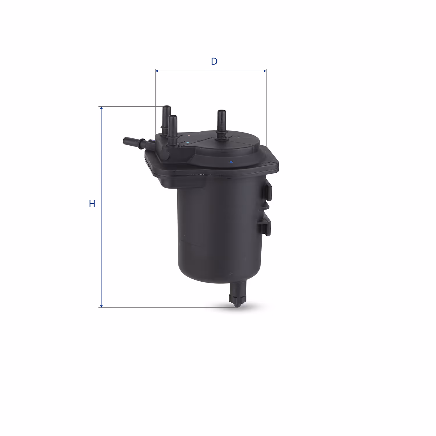 FILTRE À CARBURANT, FILTRE DIESEL EN LIGNE (RACCORDEMENT PAR LE HAUT) 24.013.00 - UFI FILTER