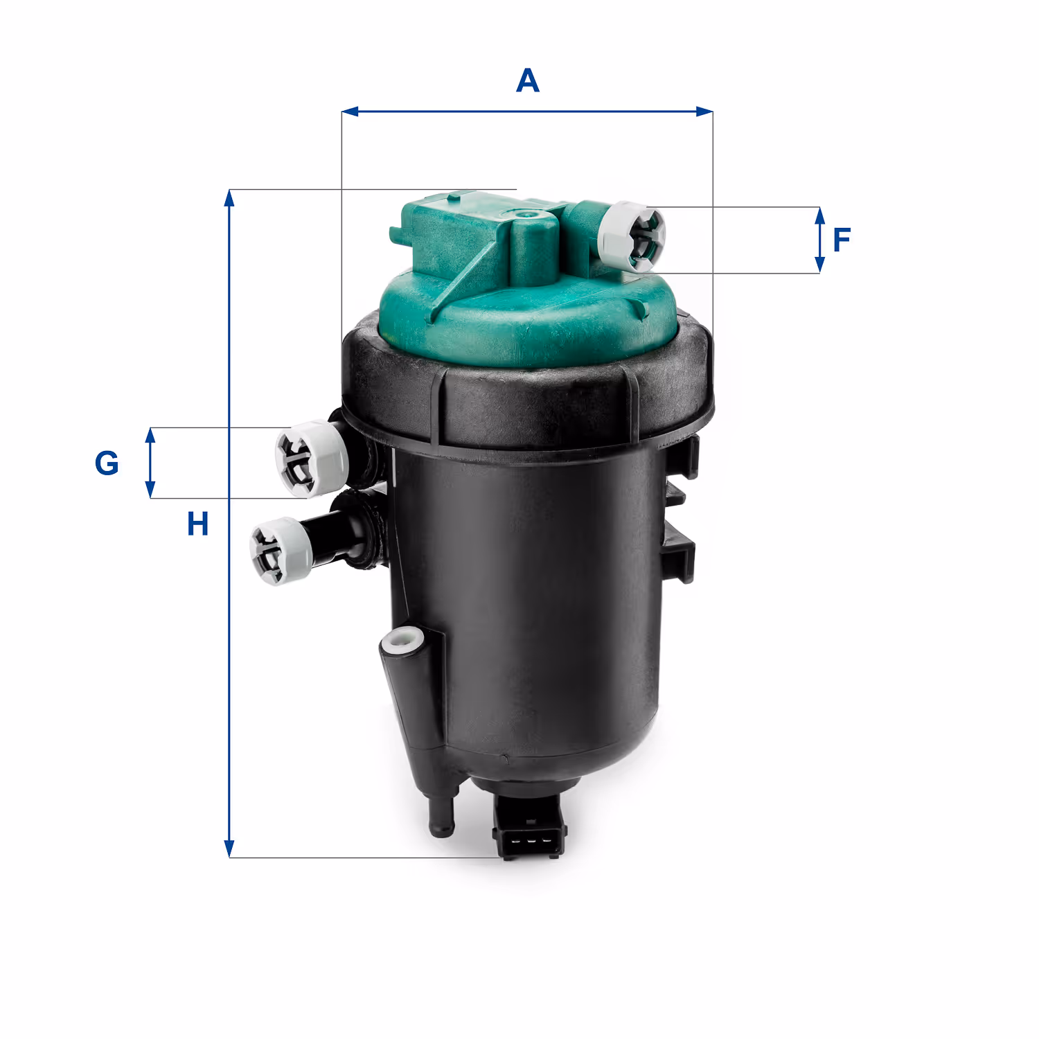 FILTRE À CARBURANT, FILTRE DIESEL EN LIGNE (RACCORDEMENT PAR LE HAUT) 55.178.00 - UFI FILTER