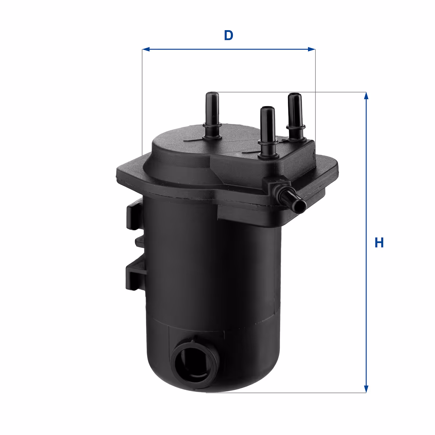 FILTRE À CARBURANT, FILTRE DIESEL EN LIGNE (RACCORDEMENT PAR LE HAUT) 24.052.00 - UFI FILTER