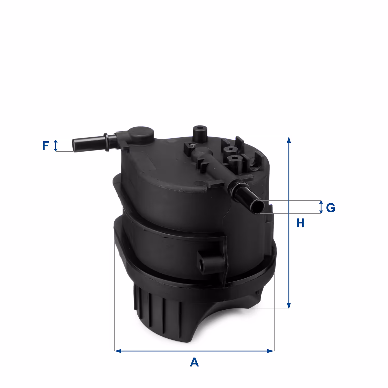 FILTRE À CARBURANT, FILTRE DIESEL EN LIGNE (RACCORDEMENT PAR LE HAUT) 24.343.00 - UFI FILTER