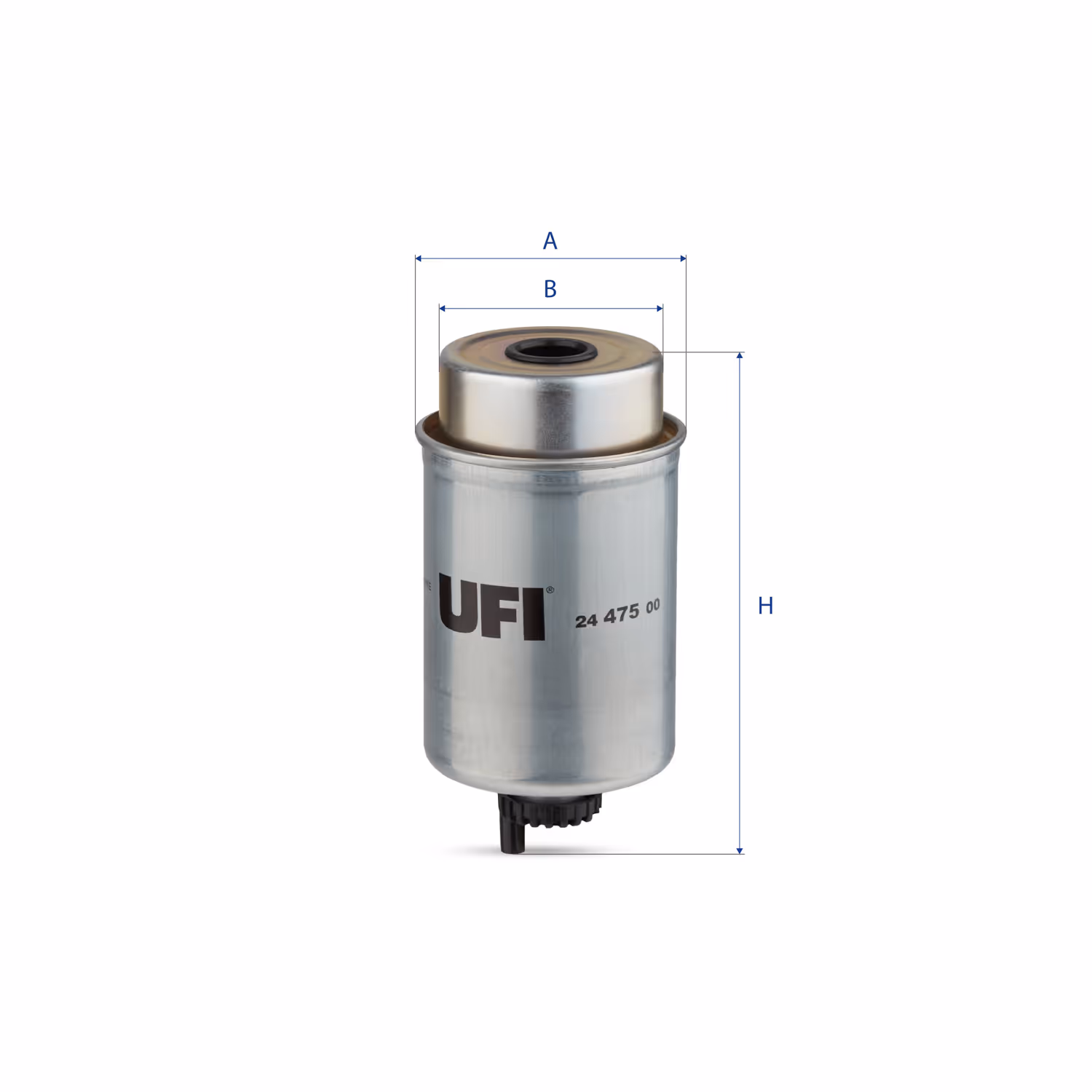 FILTRE À CARBURANT, FILTRE À DIESEL À VISSER 24.475.00 - UFI FILTER